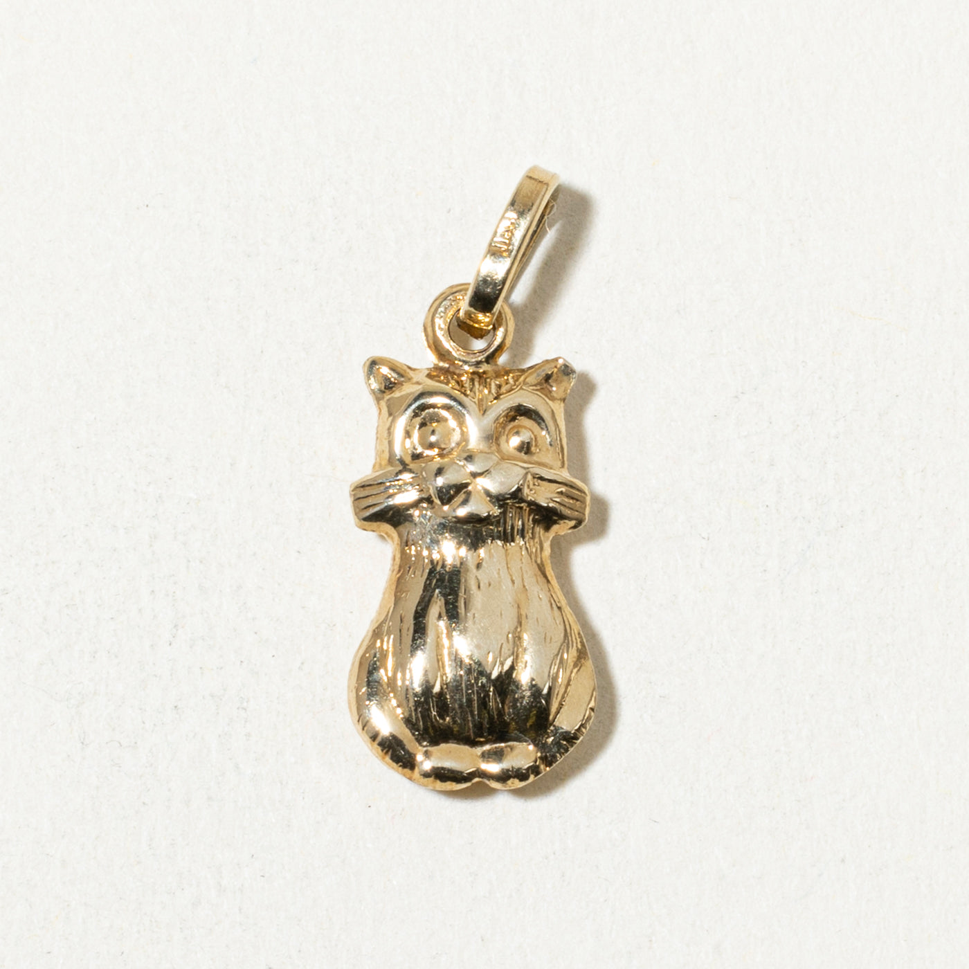 14k Cat Charm