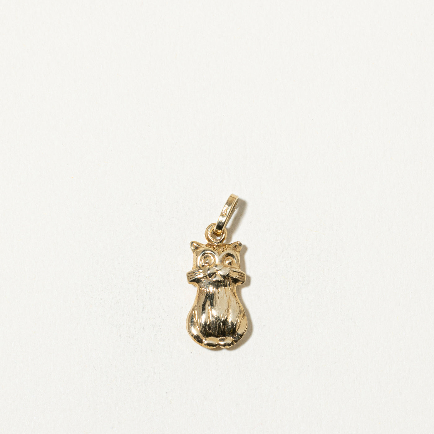 14k Cat Charm