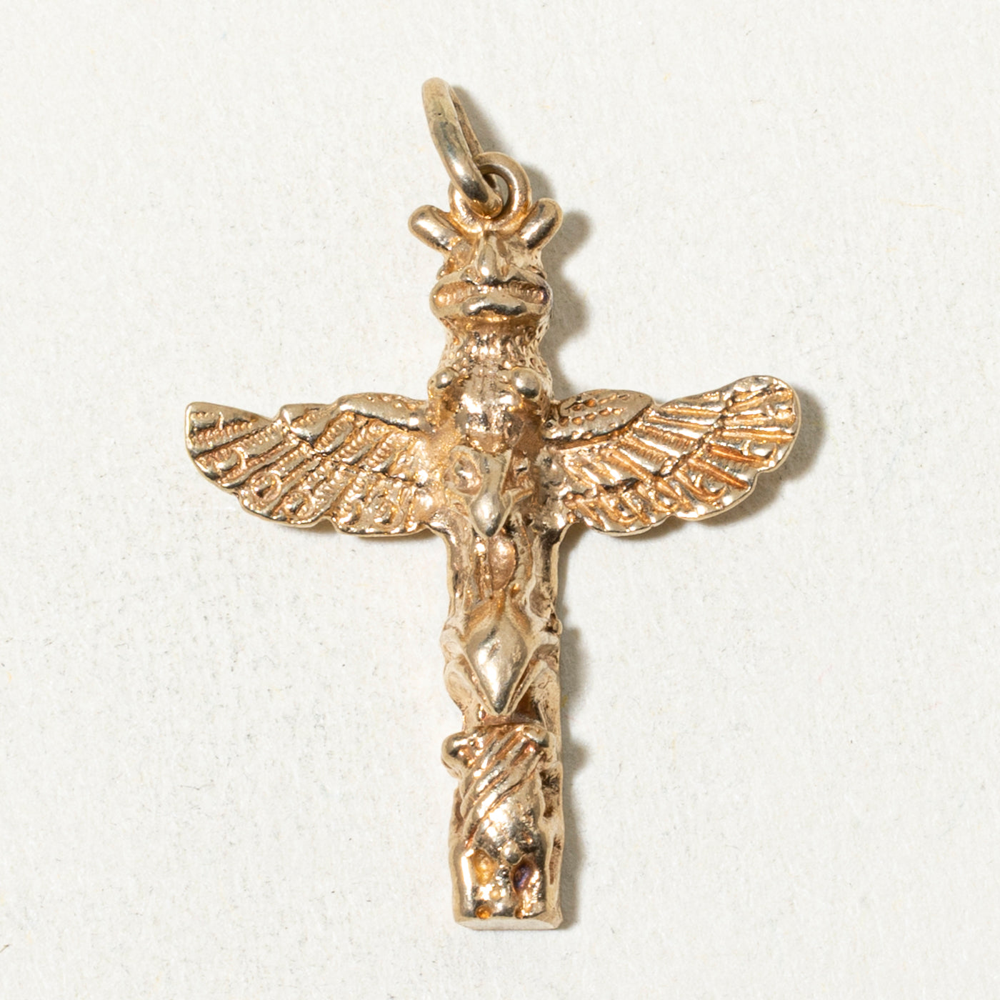 10k Totem Pole Pendant