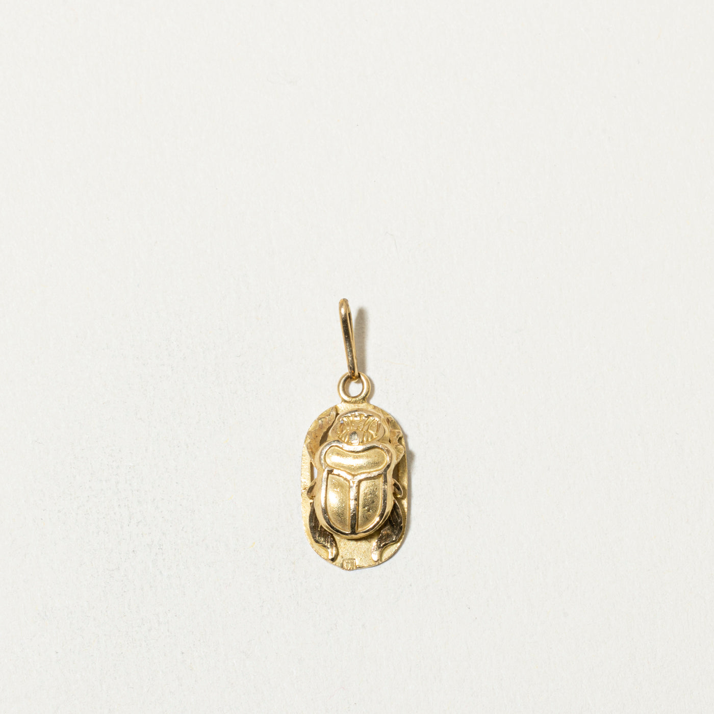 18k Scarab Charm