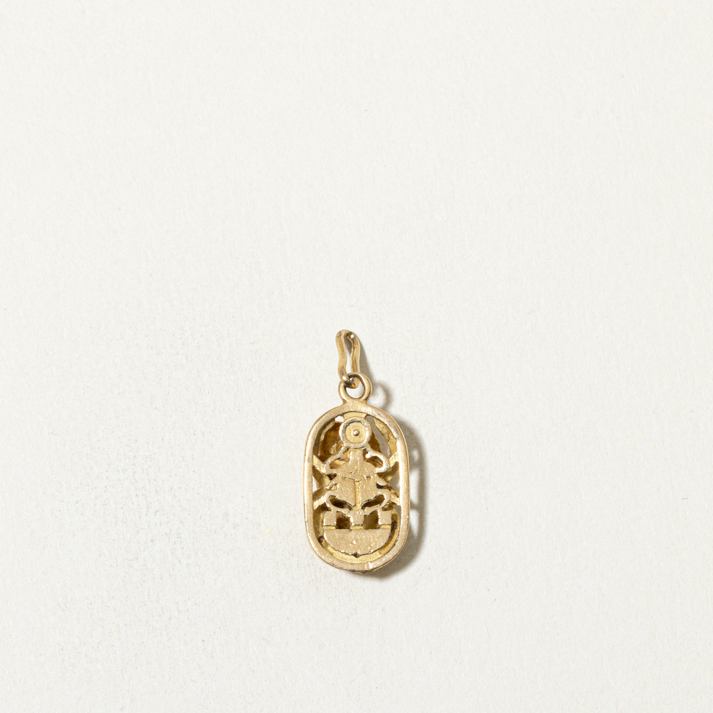 18k Scarab Charm