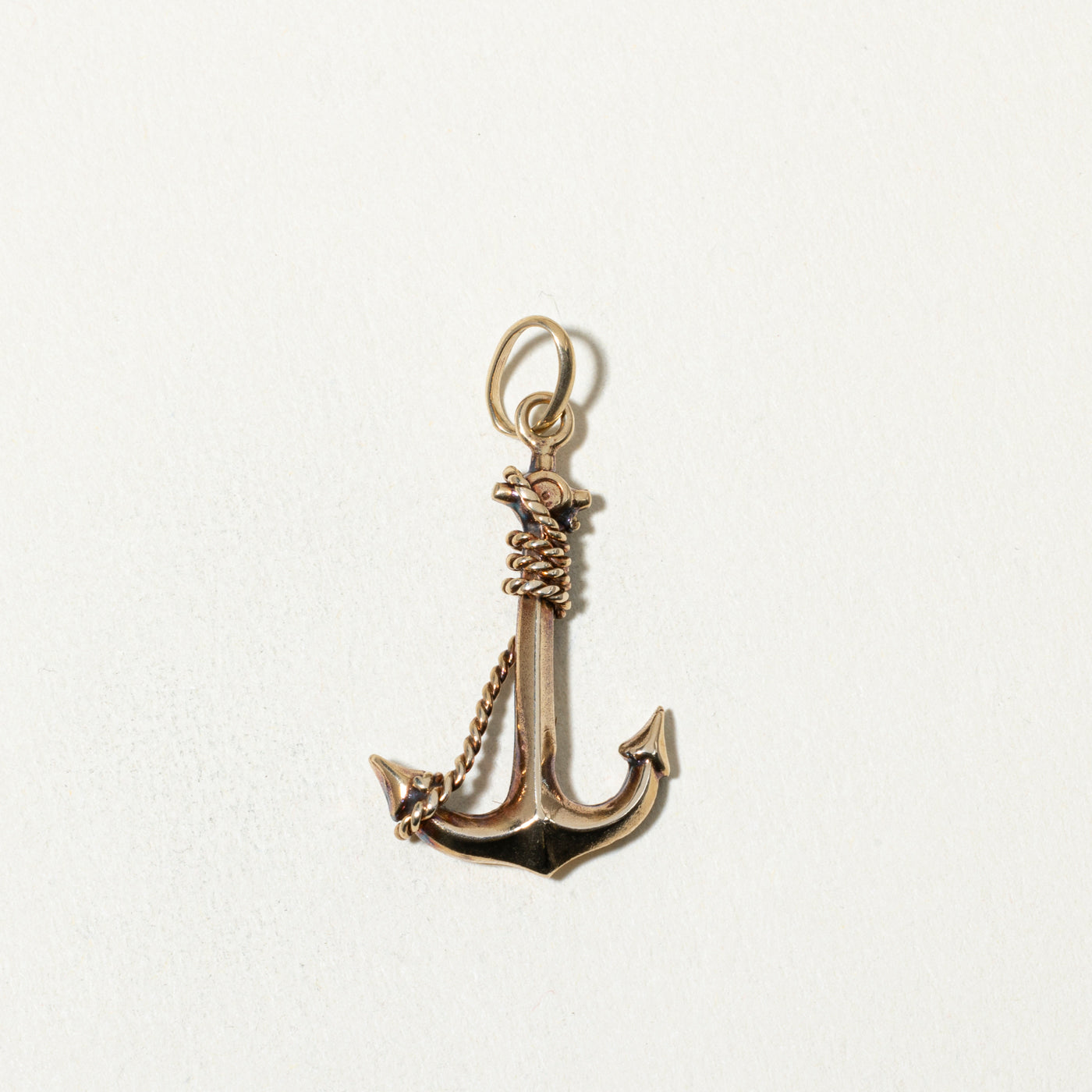 10k Anchor Nautical Charm