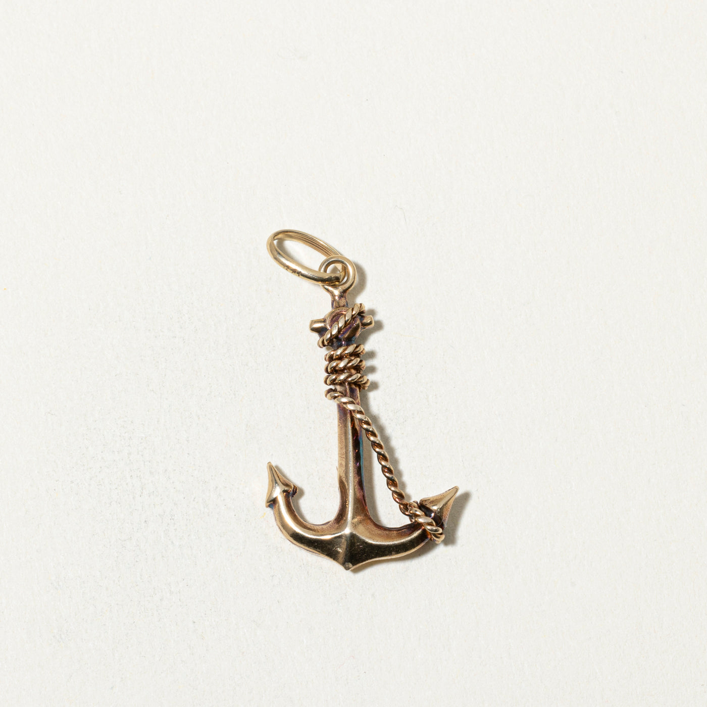 10k Anchor Nautical Charm