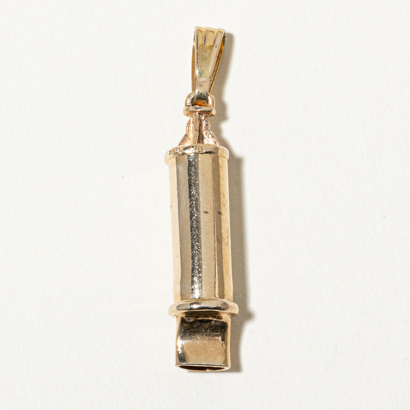 10k Whistle Pendant