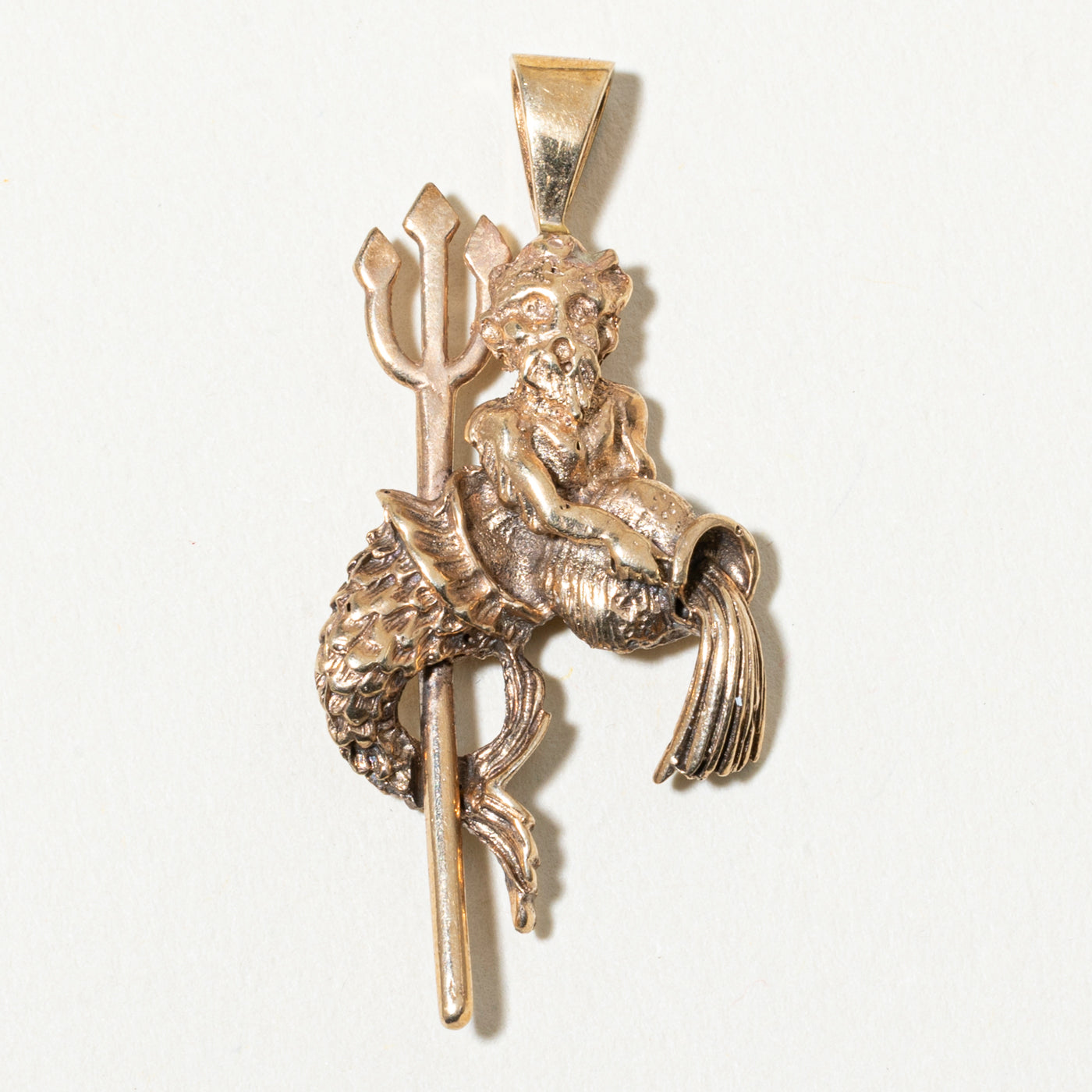 10k Poseidon Aquarius Pendant