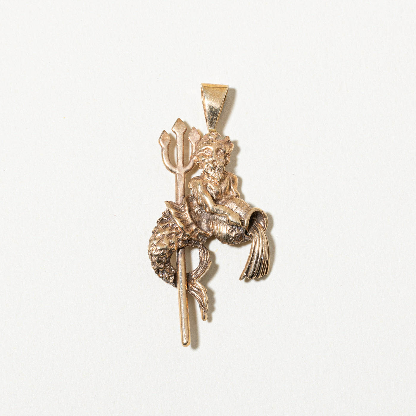 10k Poseidon Aquarius Pendant