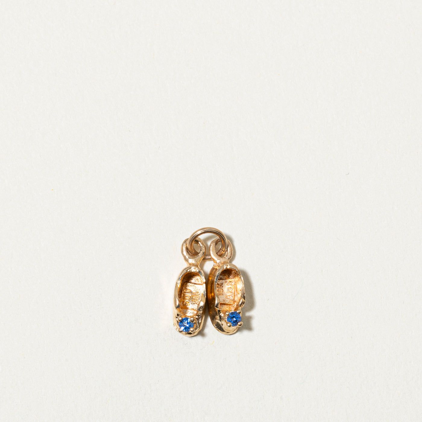 10k Baby Shoes Charm