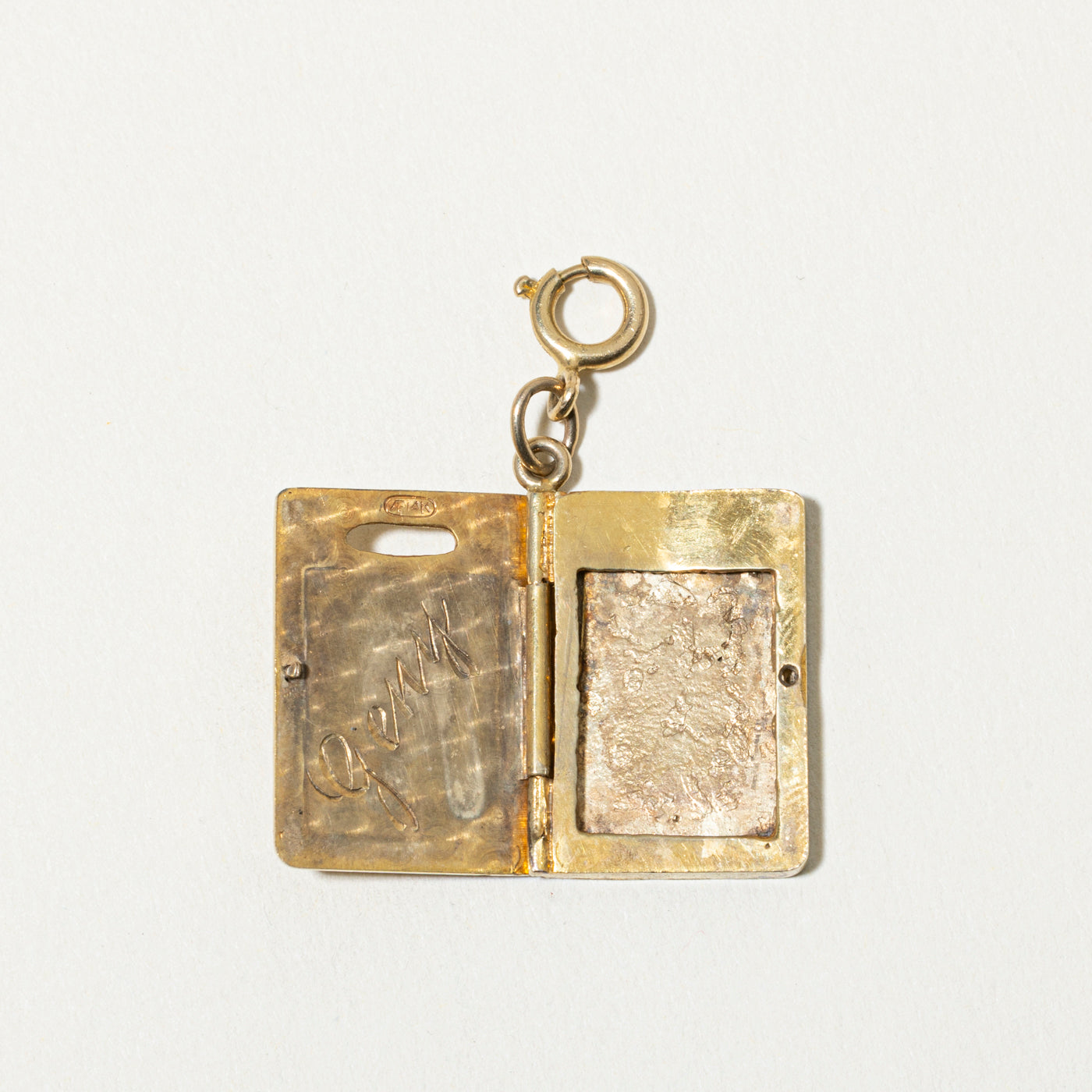 14k USA Passport Charm