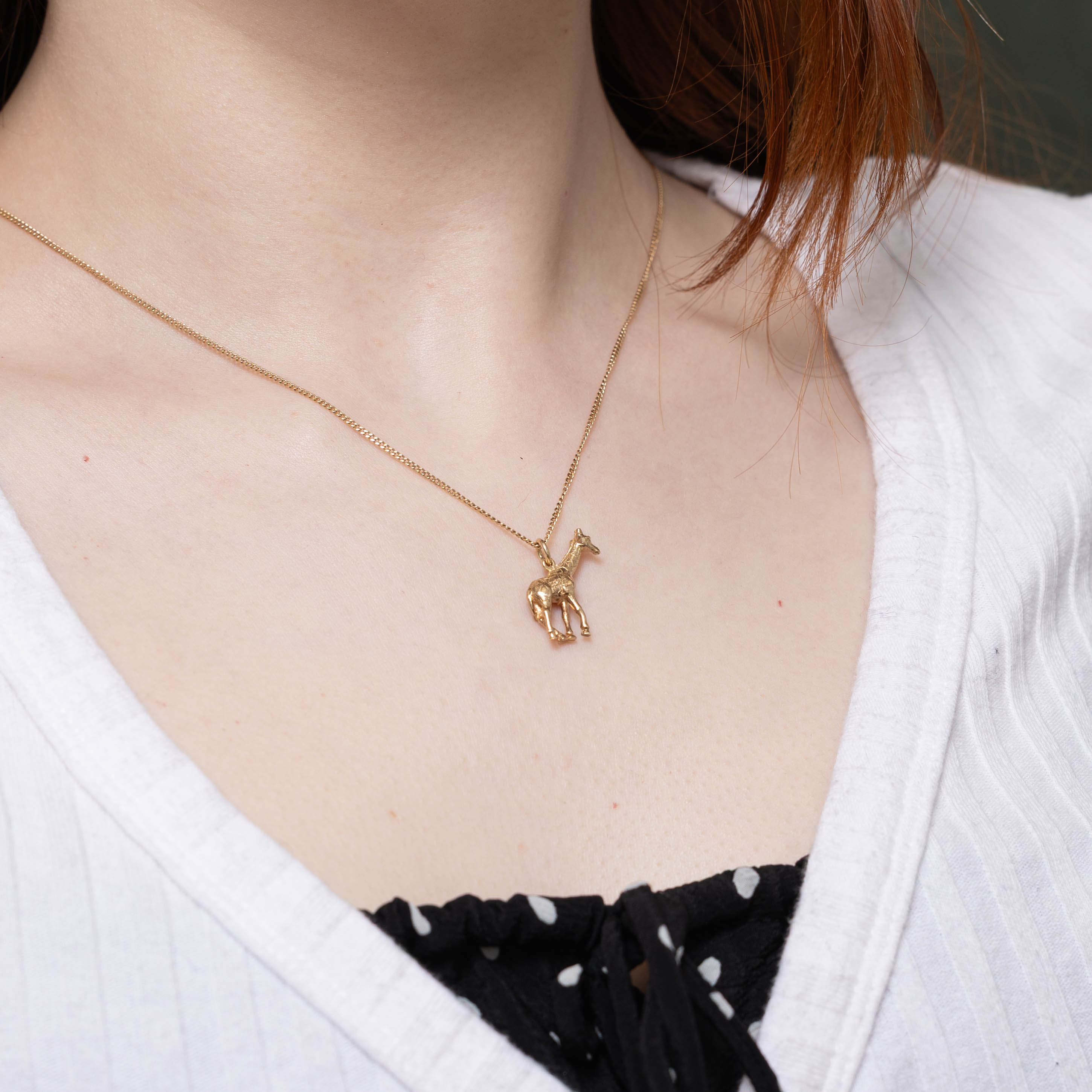 1978 London 9k Giraffe Charm