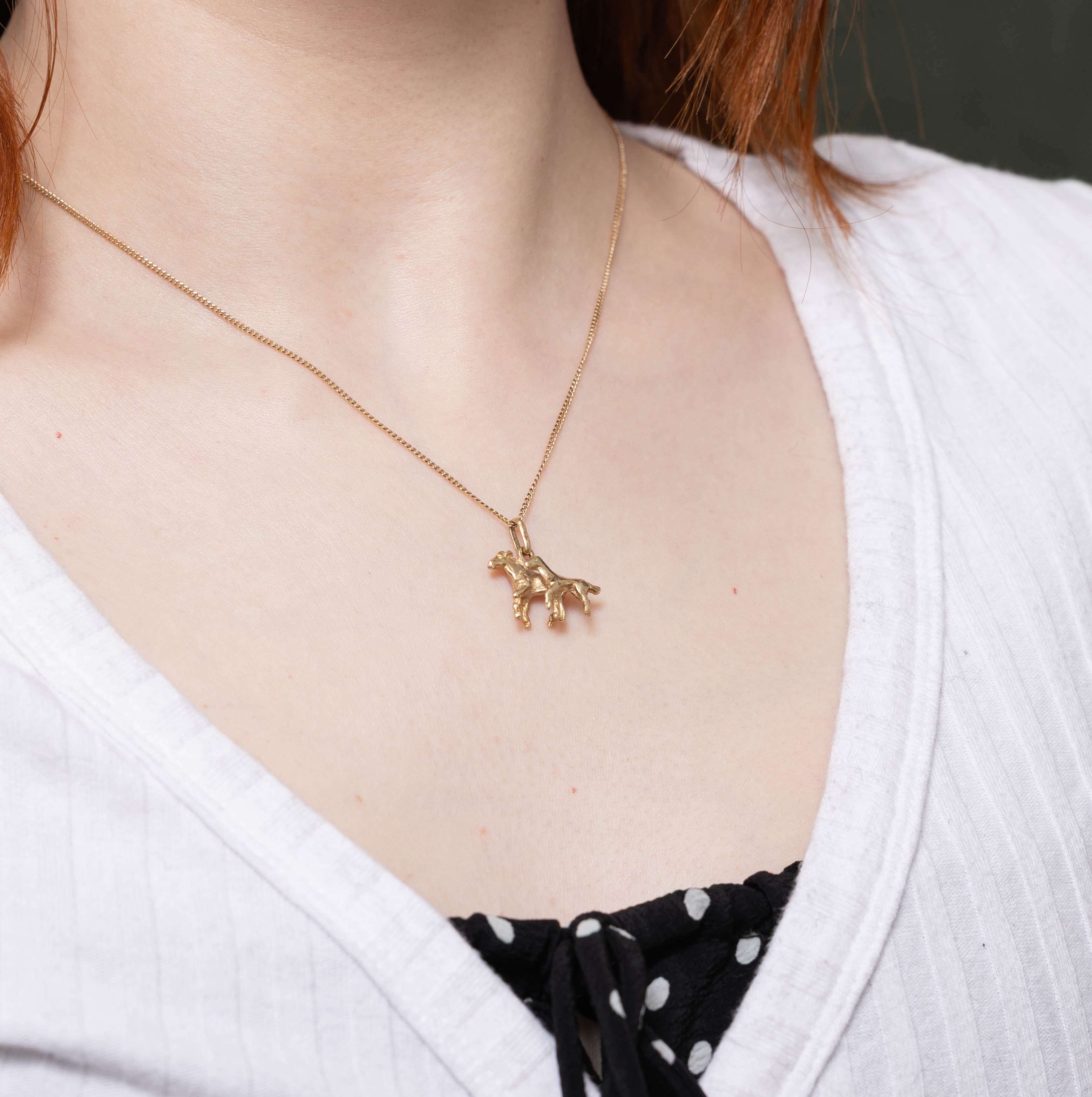 10k Horse & Colt Charm