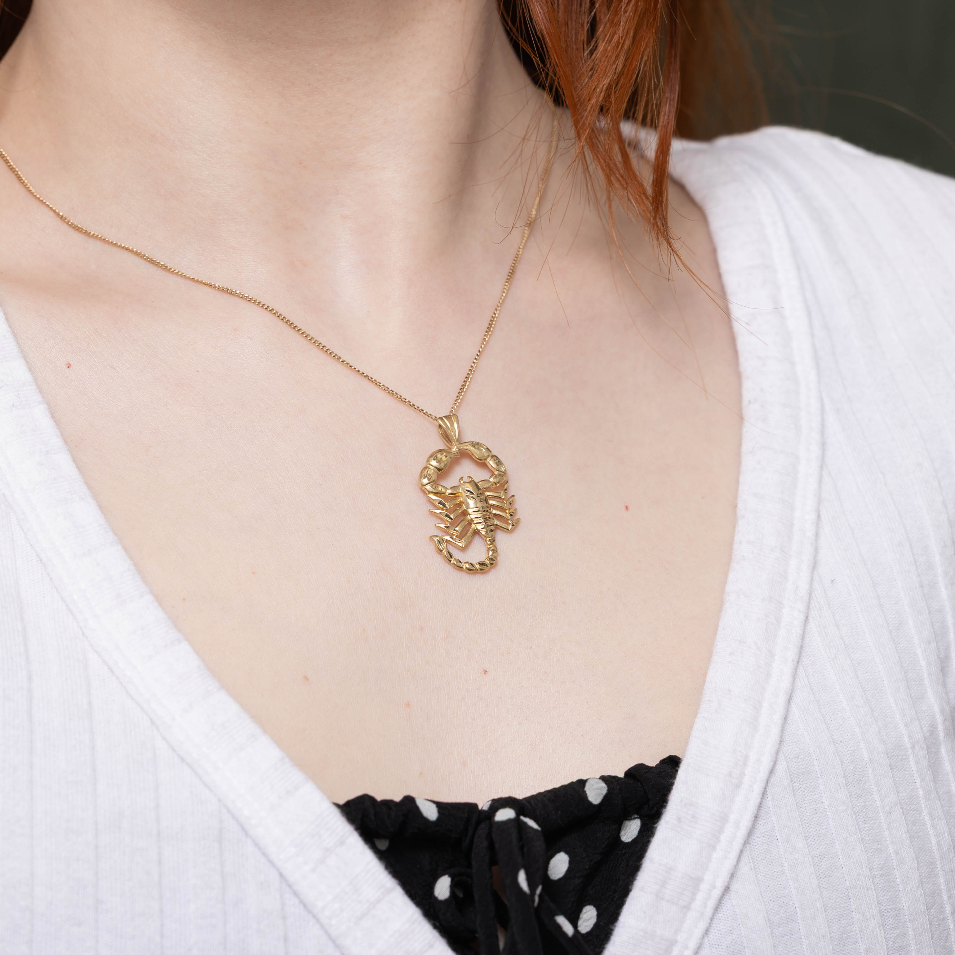 14k Scorpion Pendant