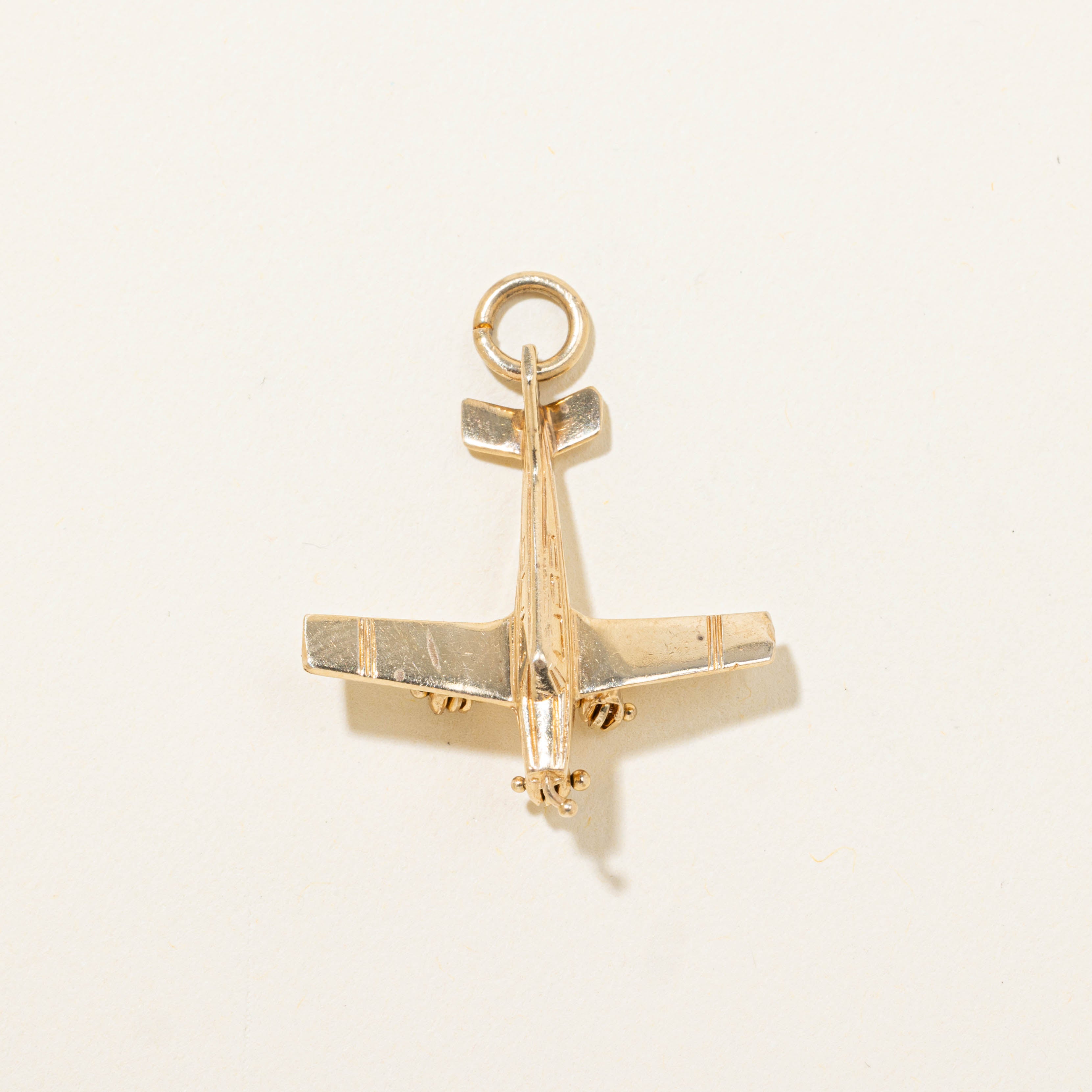 14k Airplane Charm