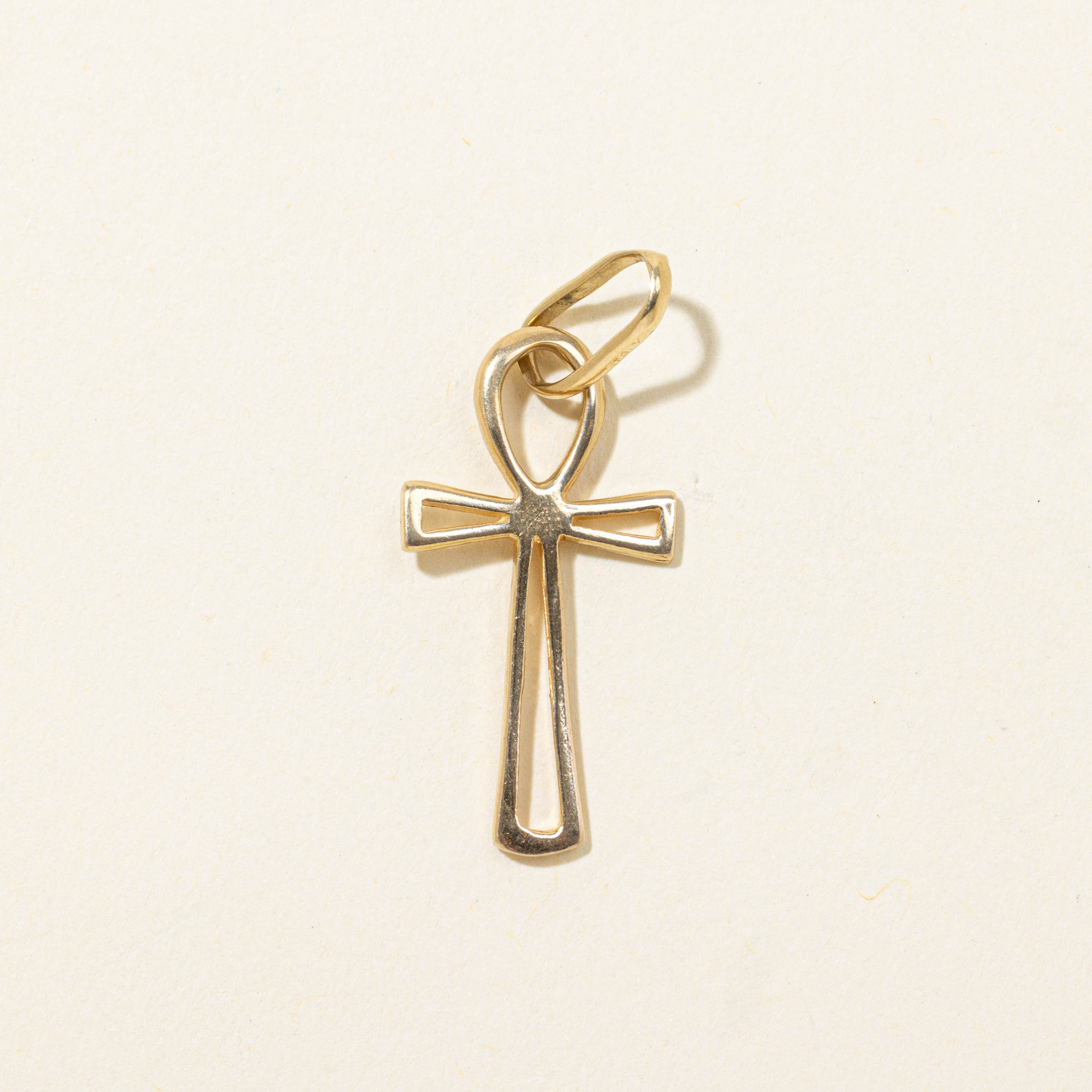 14k Ankh Charm