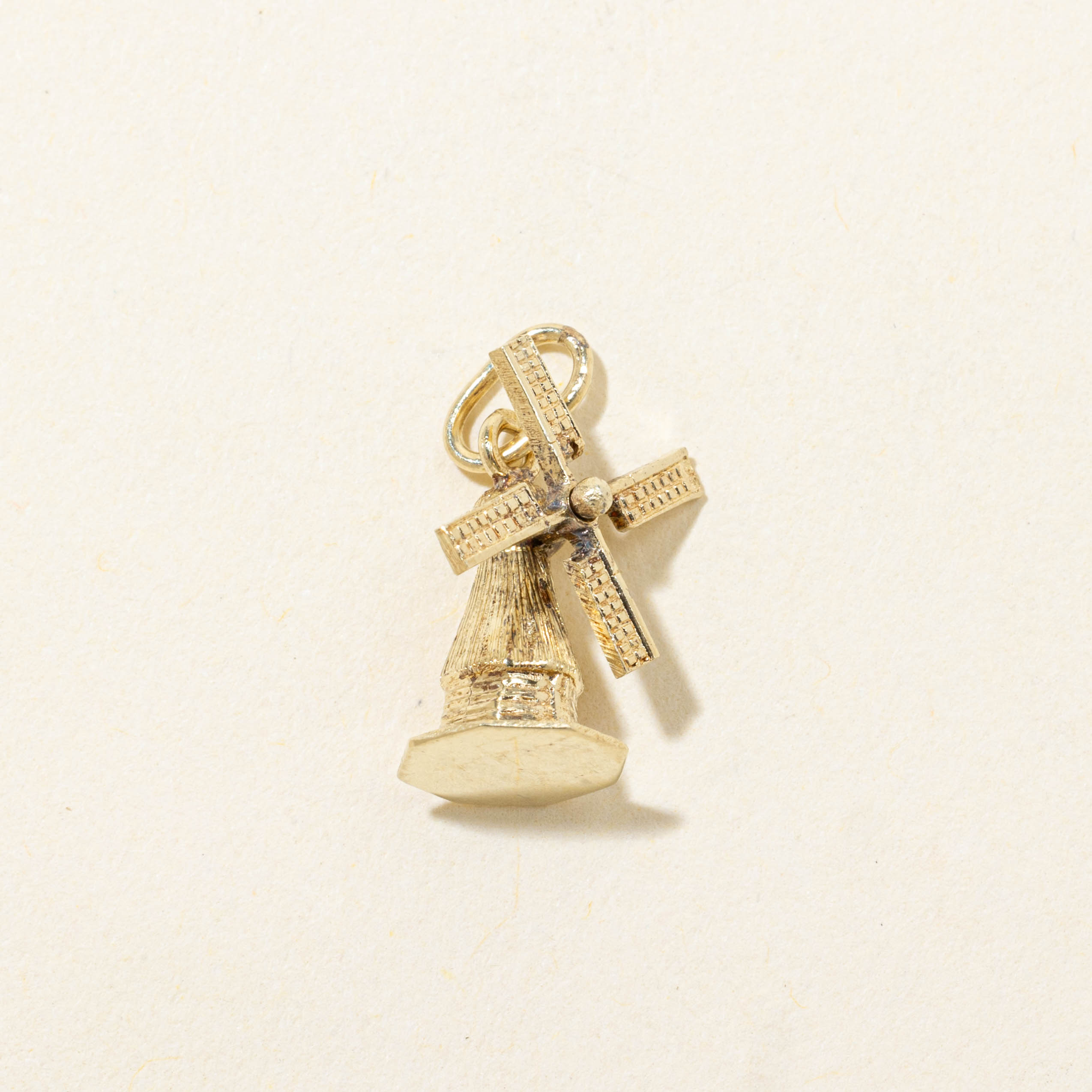 14k Windmill Charm