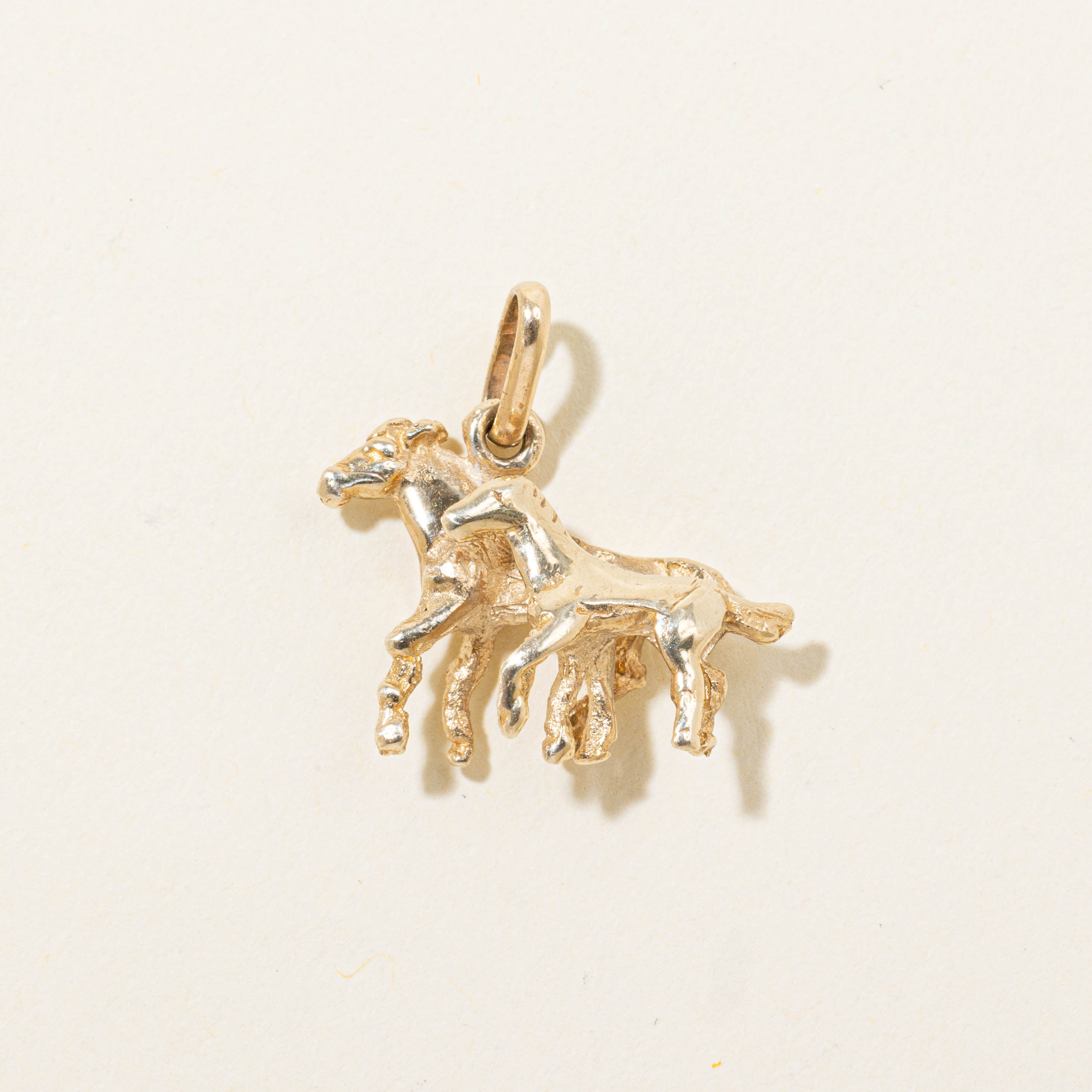 10k Horse & Colt Charm