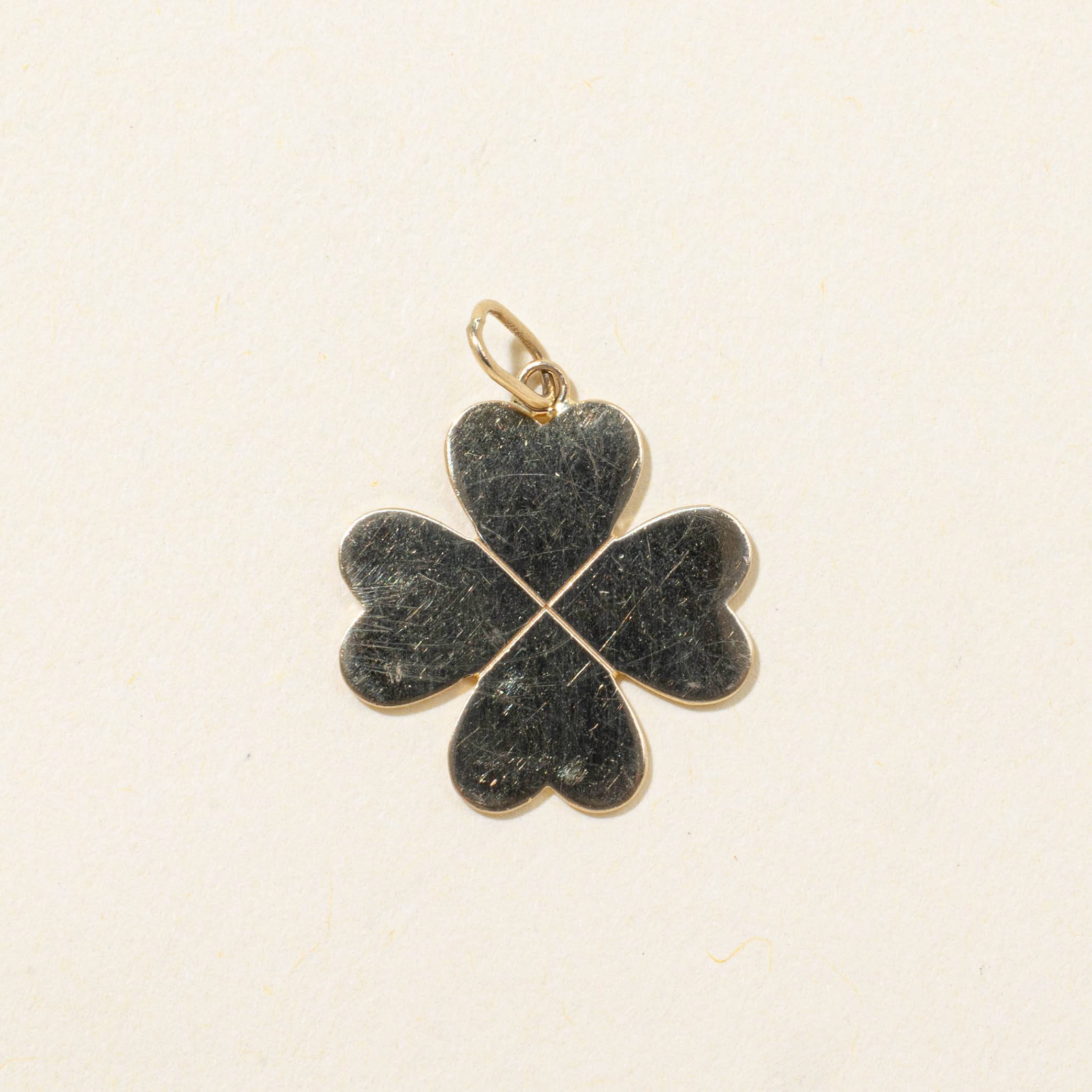 'Mejuri' Flat Clover Charm