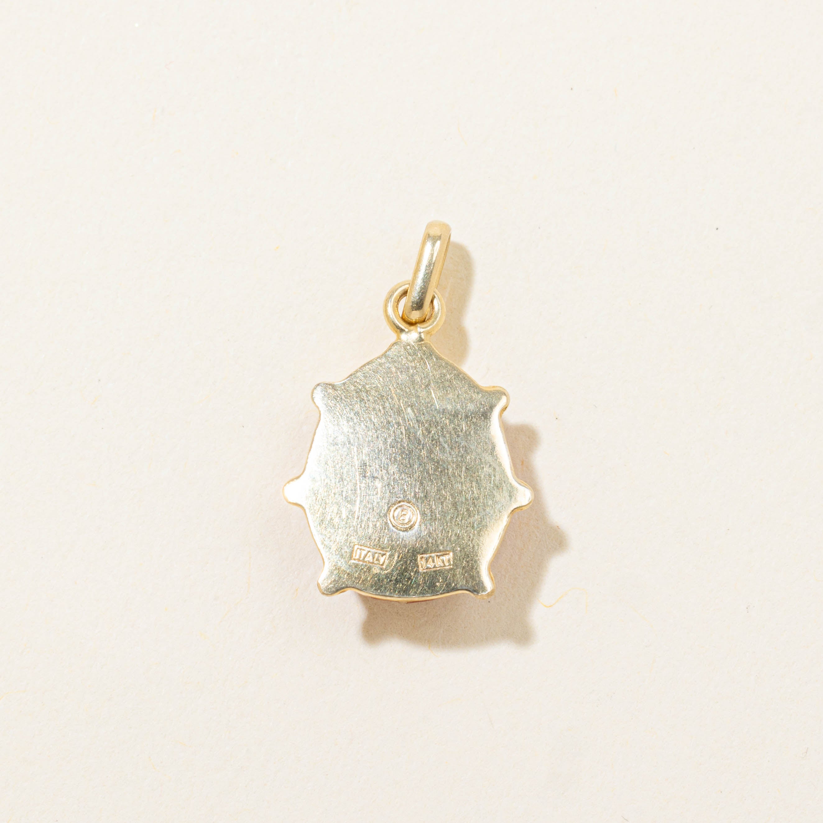 14k Enamel Ladybug Charm