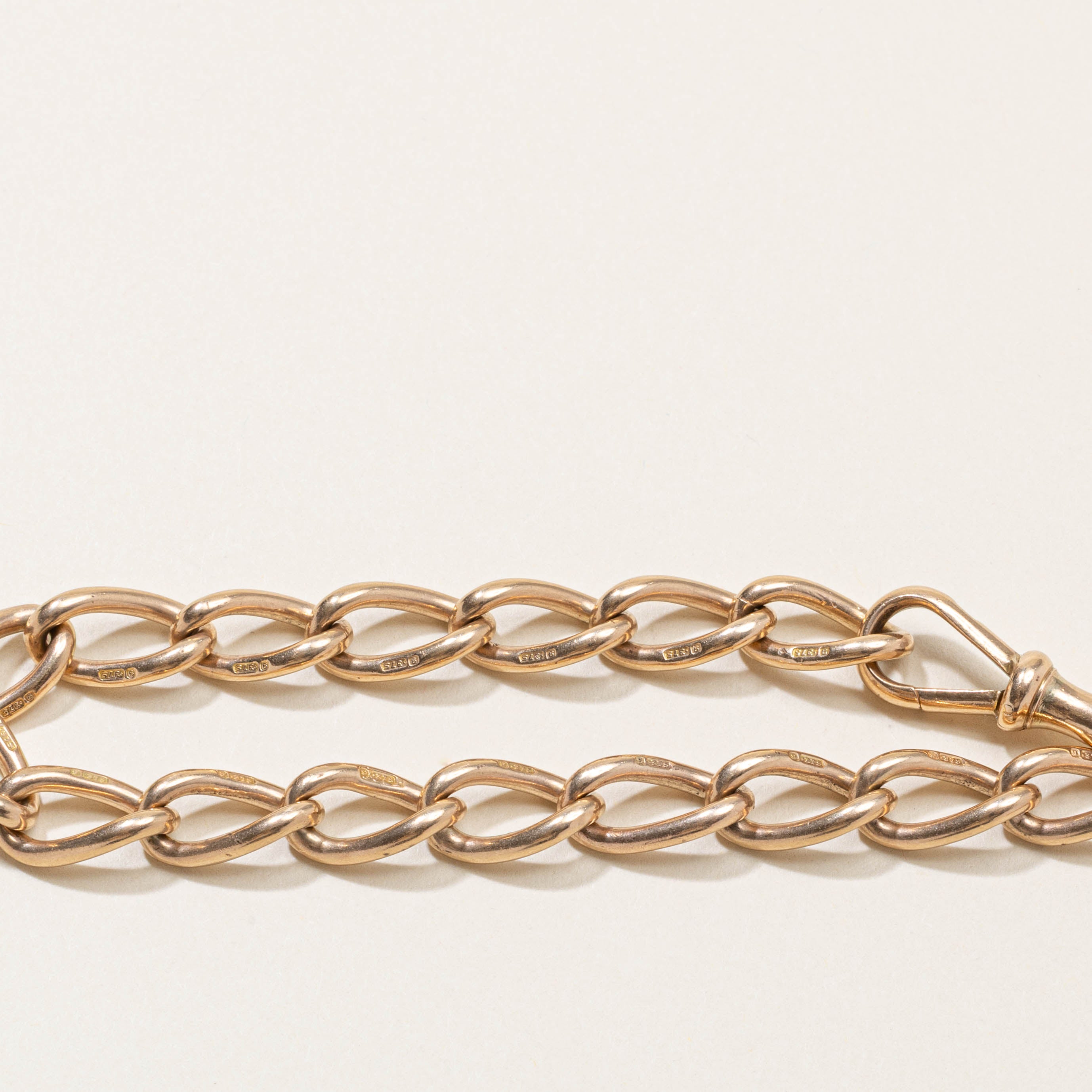 1919 Birmingham 9k Watch Chain | 7.40mm | 8"