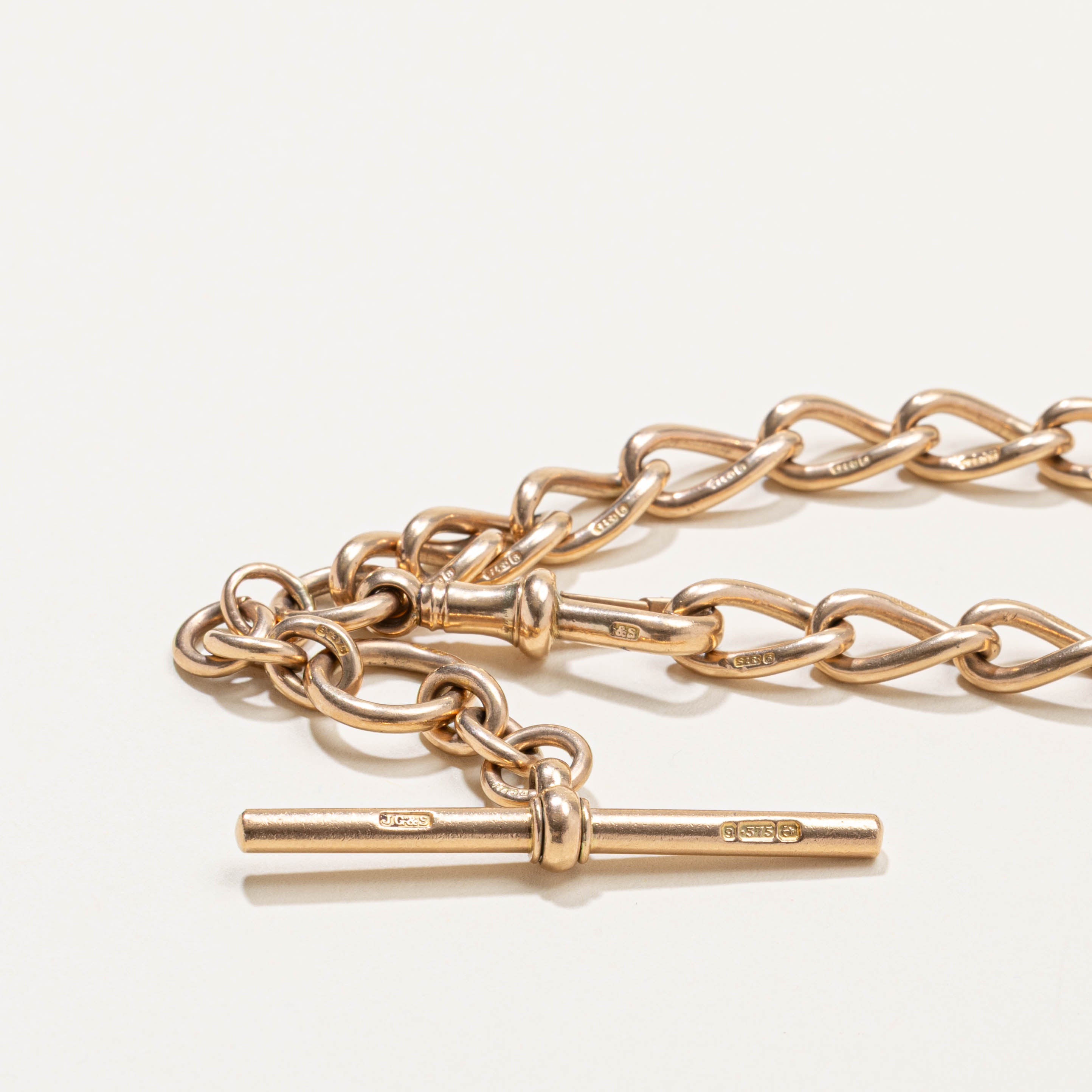 1919 Birmingham 9k Watch Chain | 7.40mm | 8"