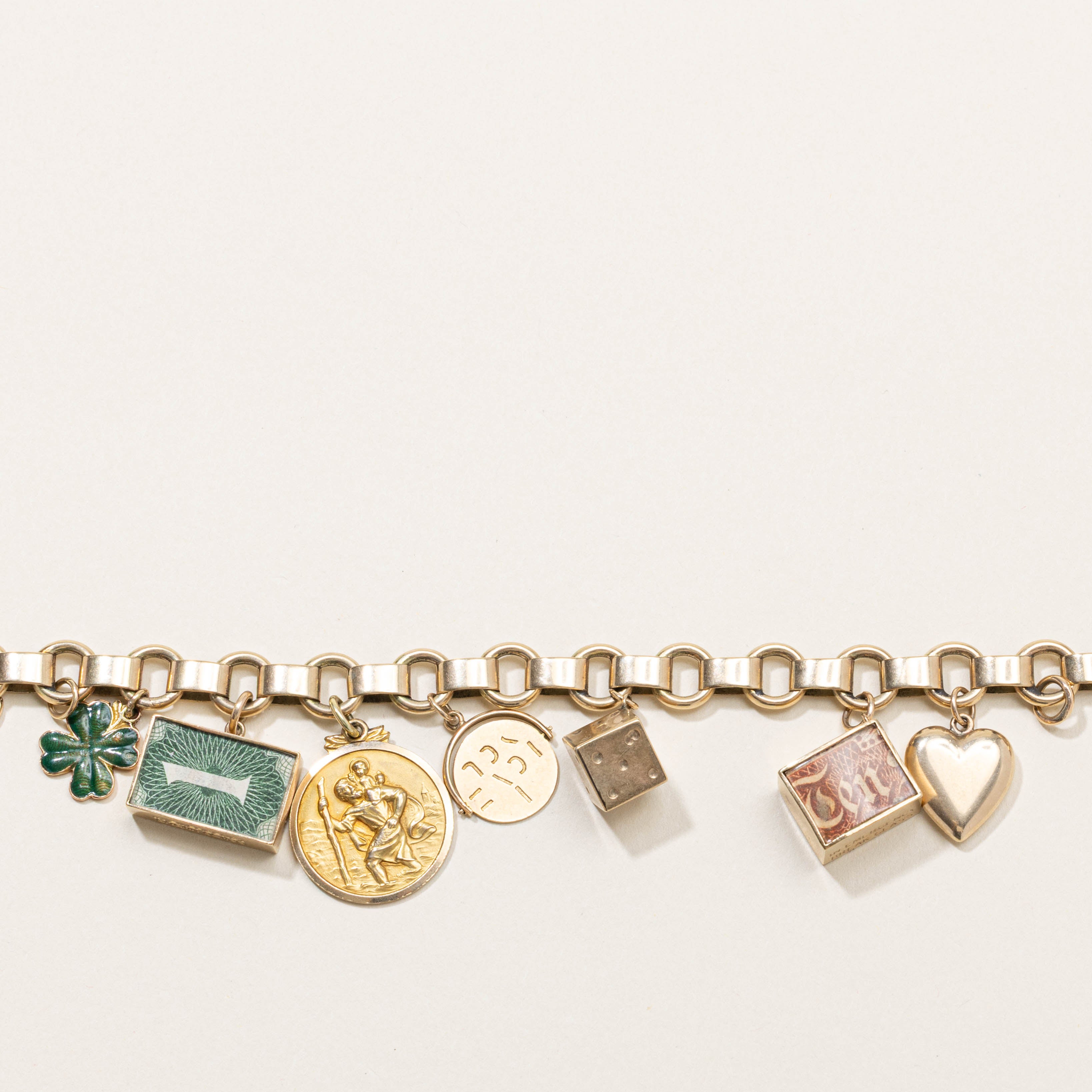 London 9k Charm Bracelet | 7"