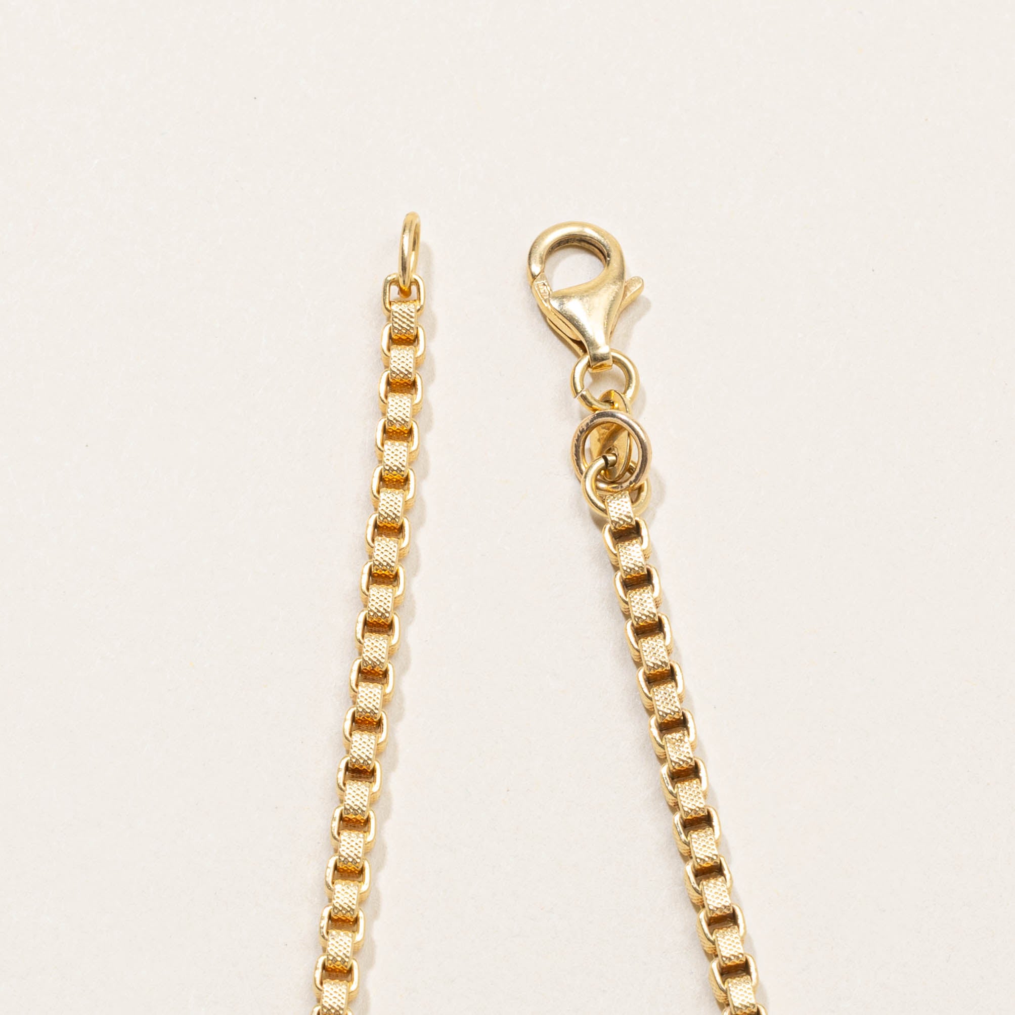 ‘Birks’ Italian 18k Box Chain Bracelet | 2.80mm | 7"