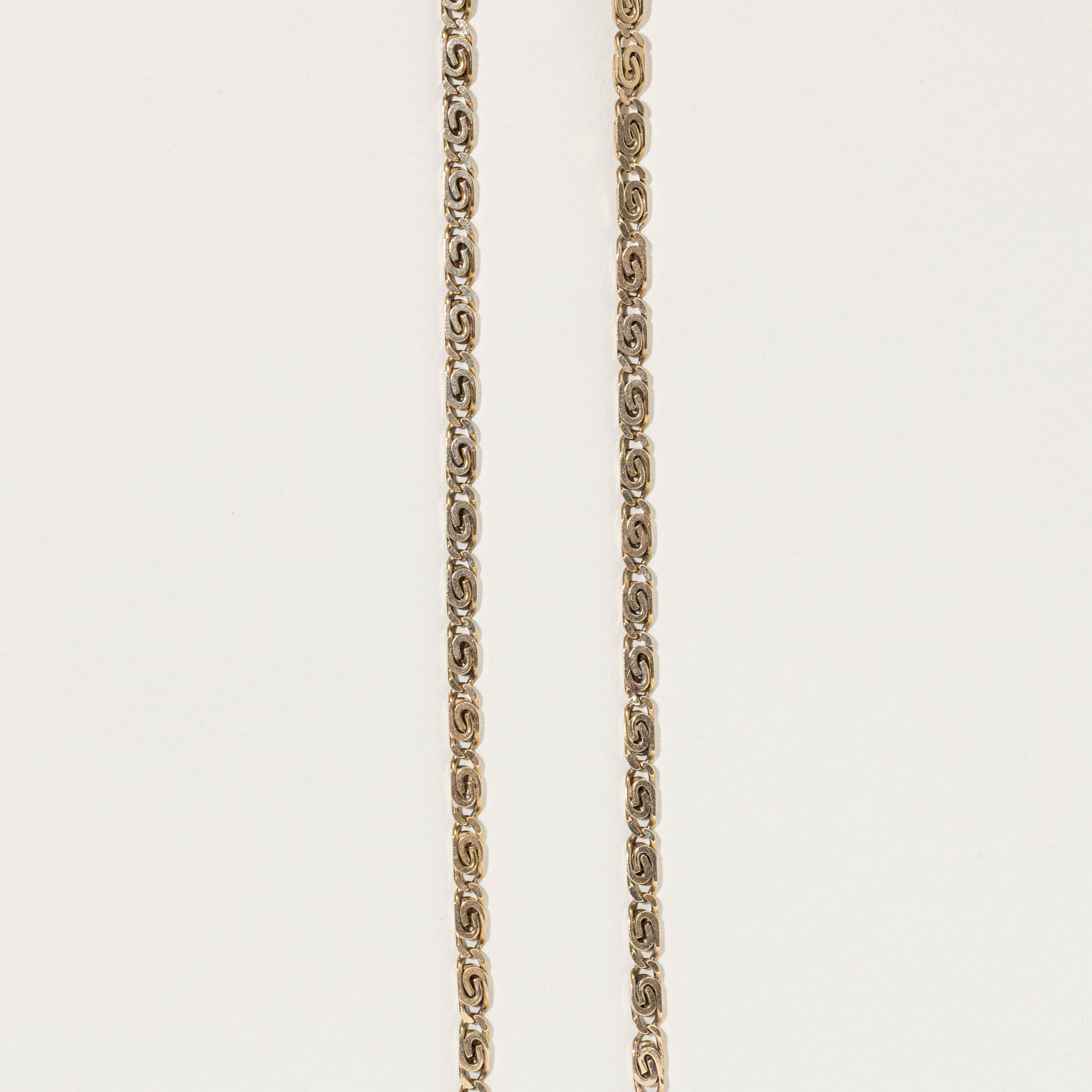 1985 London 9k Snail Link Chain | 4.00mm | 34"