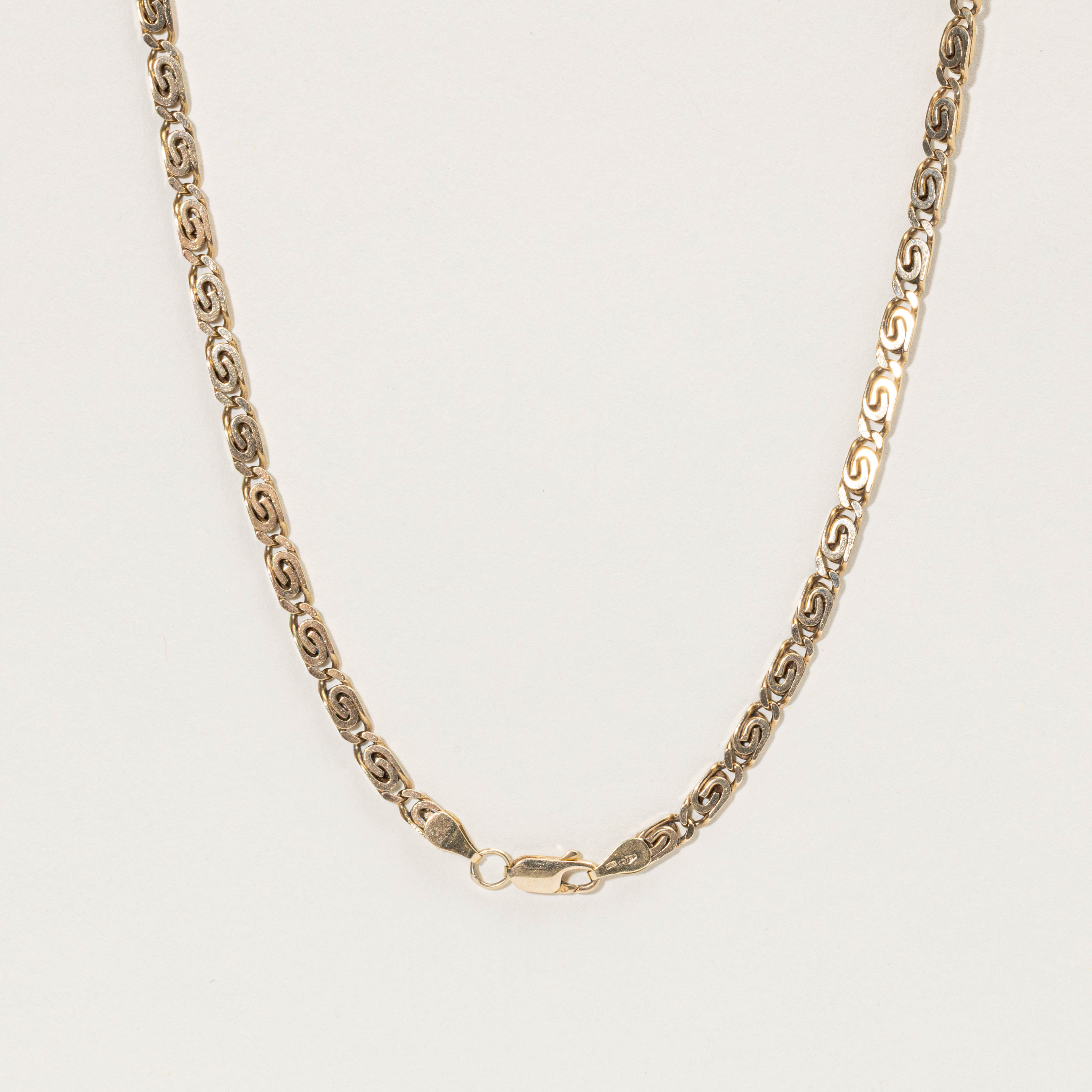 1985 London 9k Snail Link Chain | 4.00mm | 34"