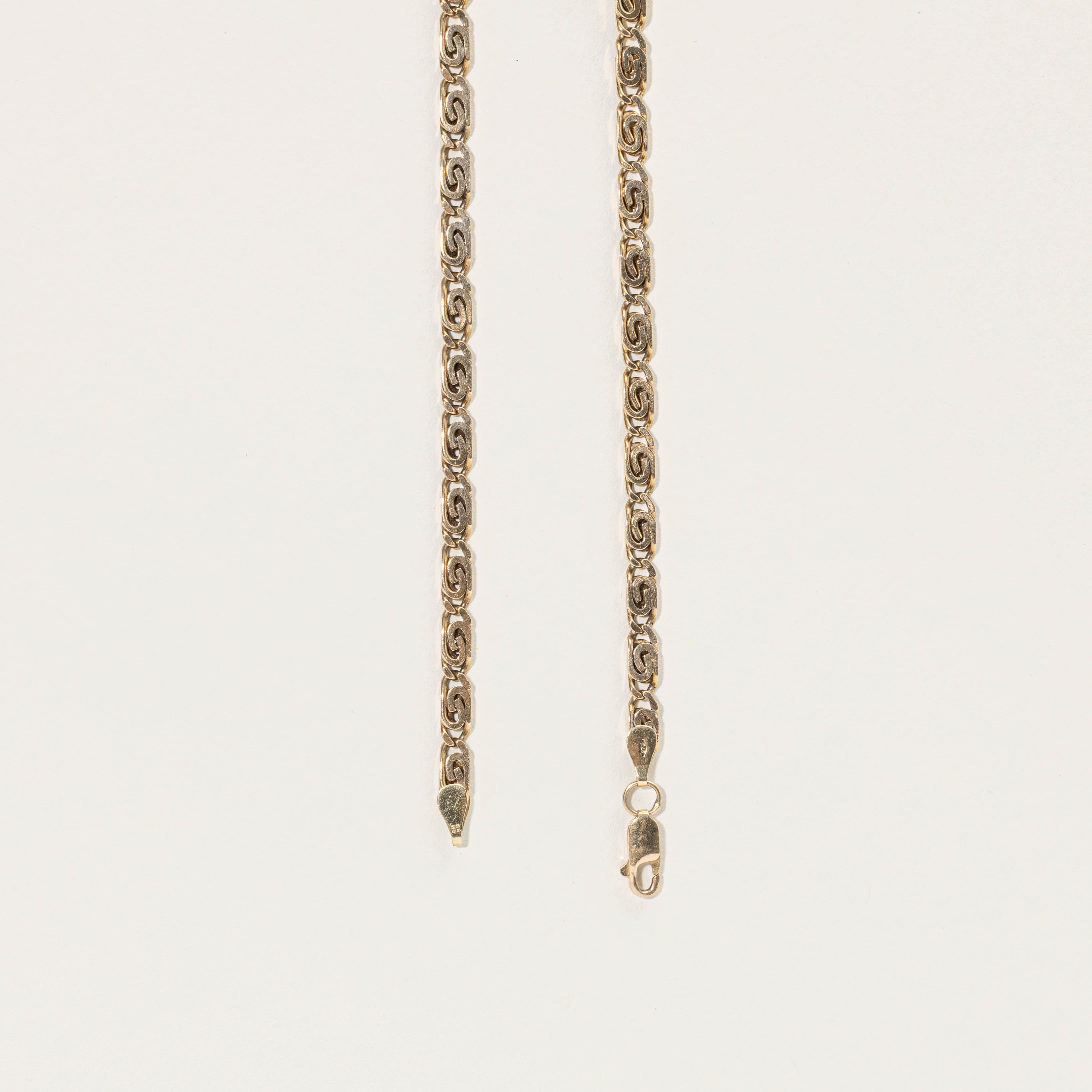 1985 London 9k Snail Link Chain | 4.00mm | 34"