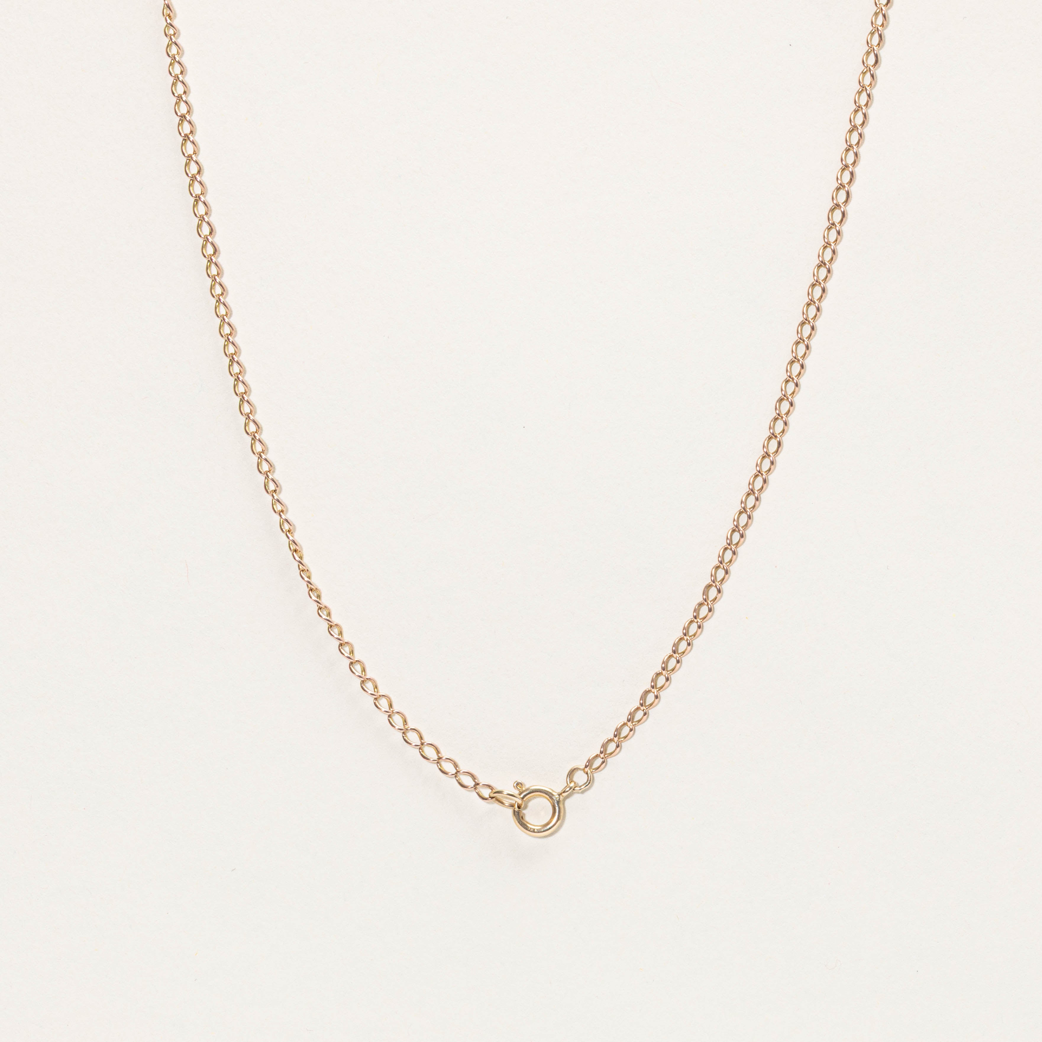 1973 London 9k St. Christopher Medallion Necklace | 27"