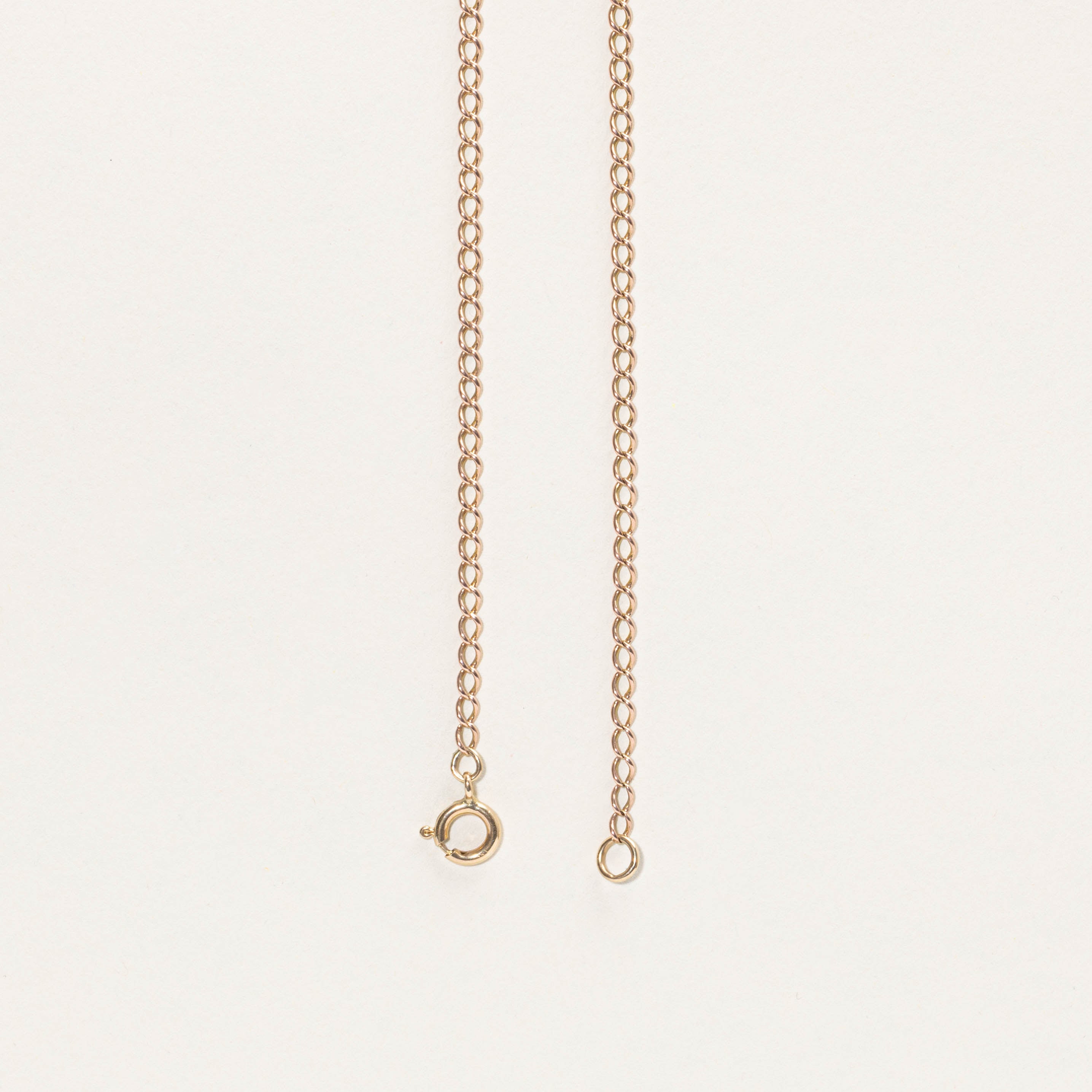 1973 London 9k St. Christopher Medallion Necklace | 27"