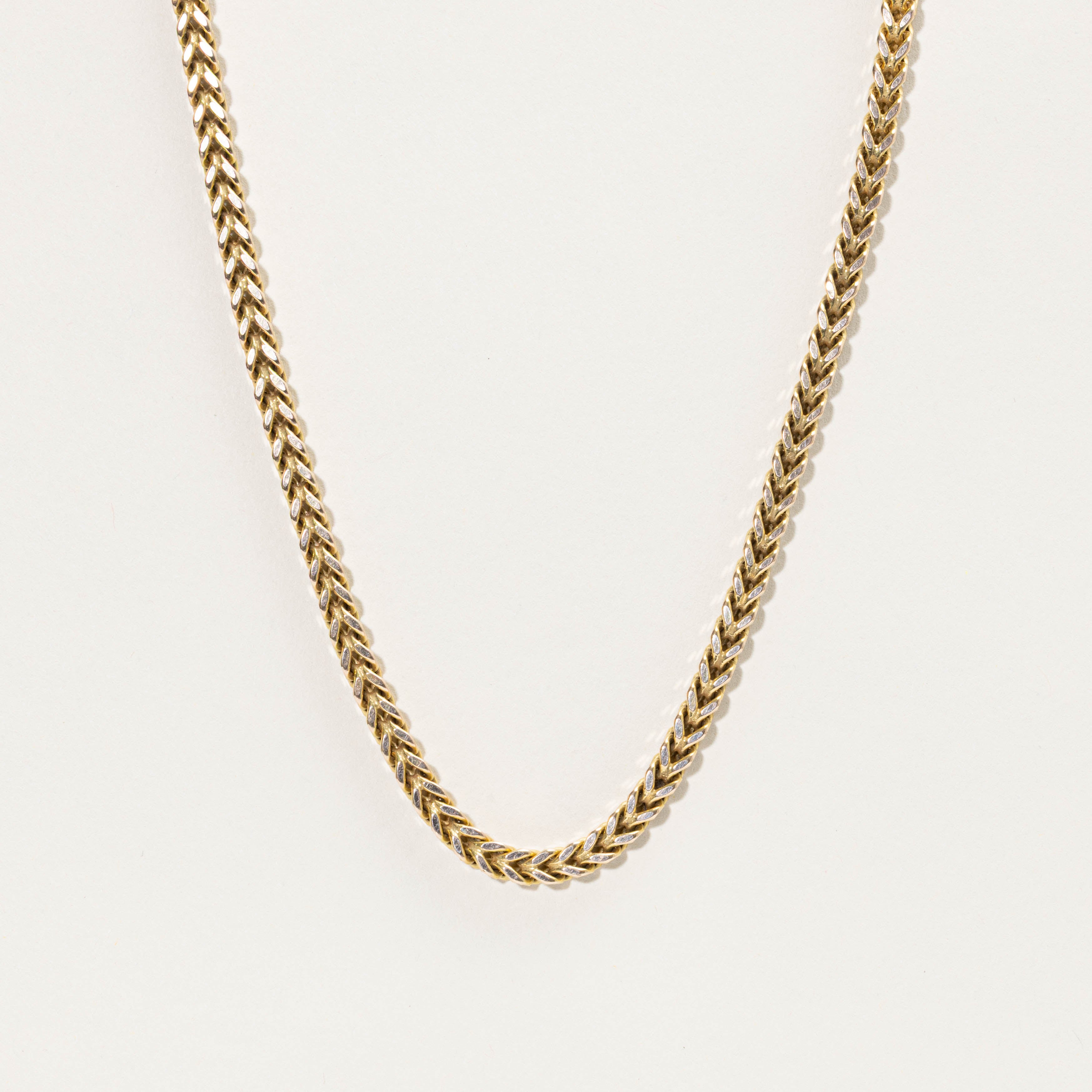 10k Foxtail Chain | 4.25mm | 22"