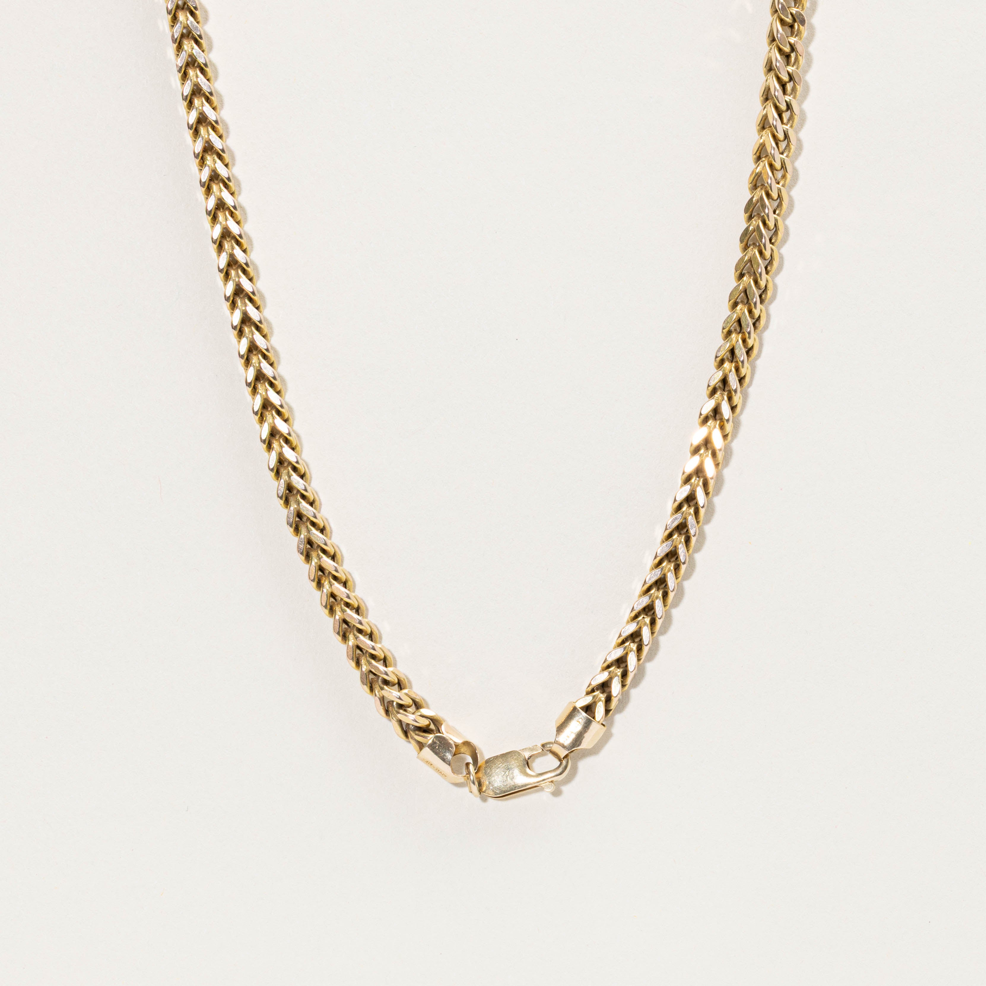 10k Foxtail Chain | 4.25mm | 22"
