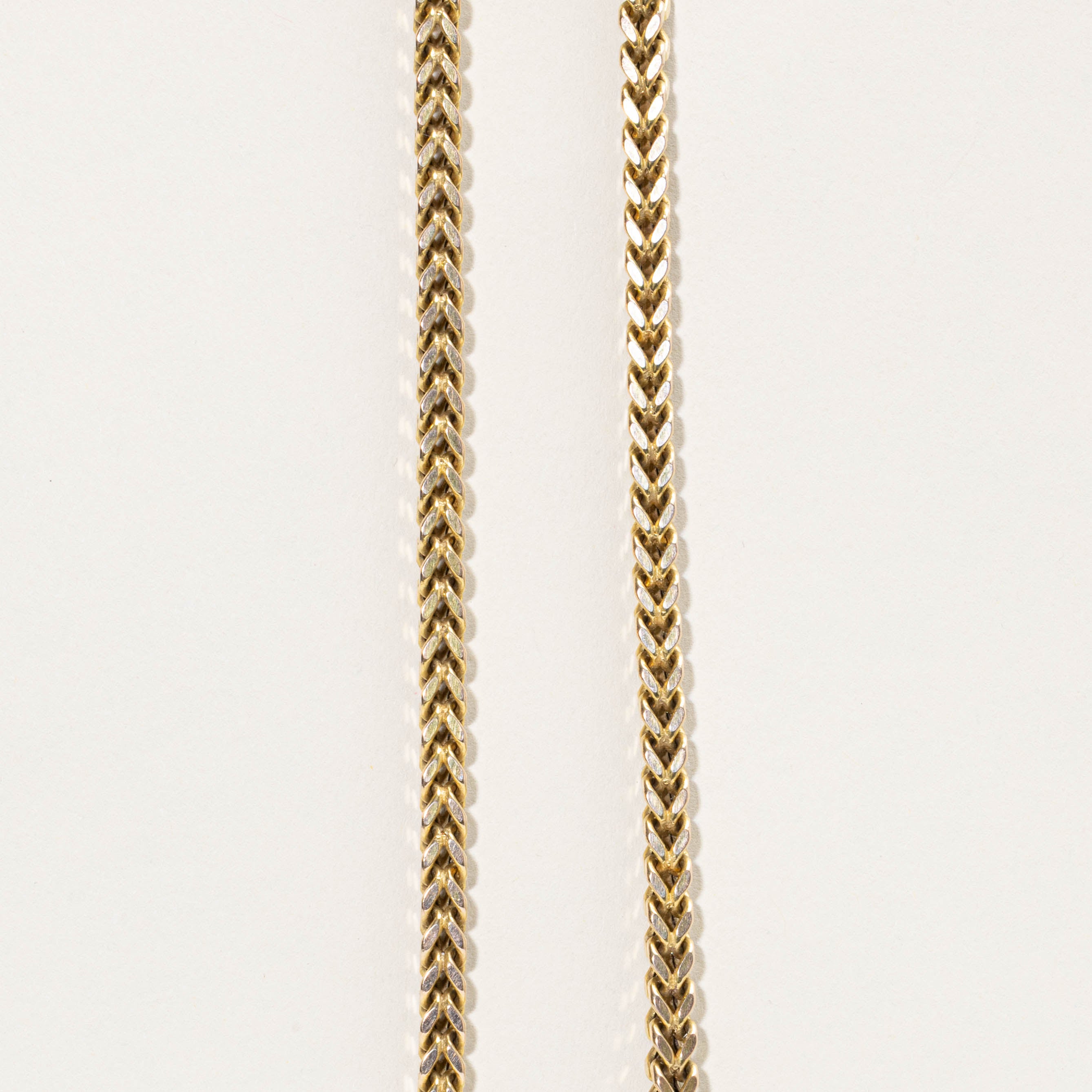 10k Foxtail Chain | 4.25mm | 22"