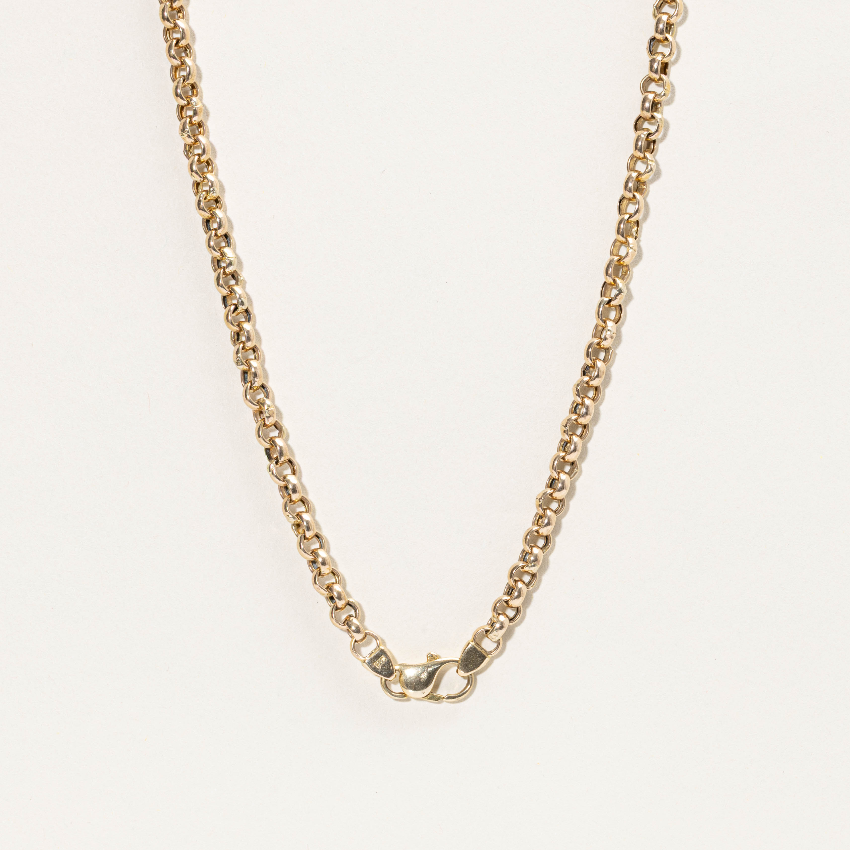 10k Yellow Gold Rolo Chain | 4.75mm | 18"