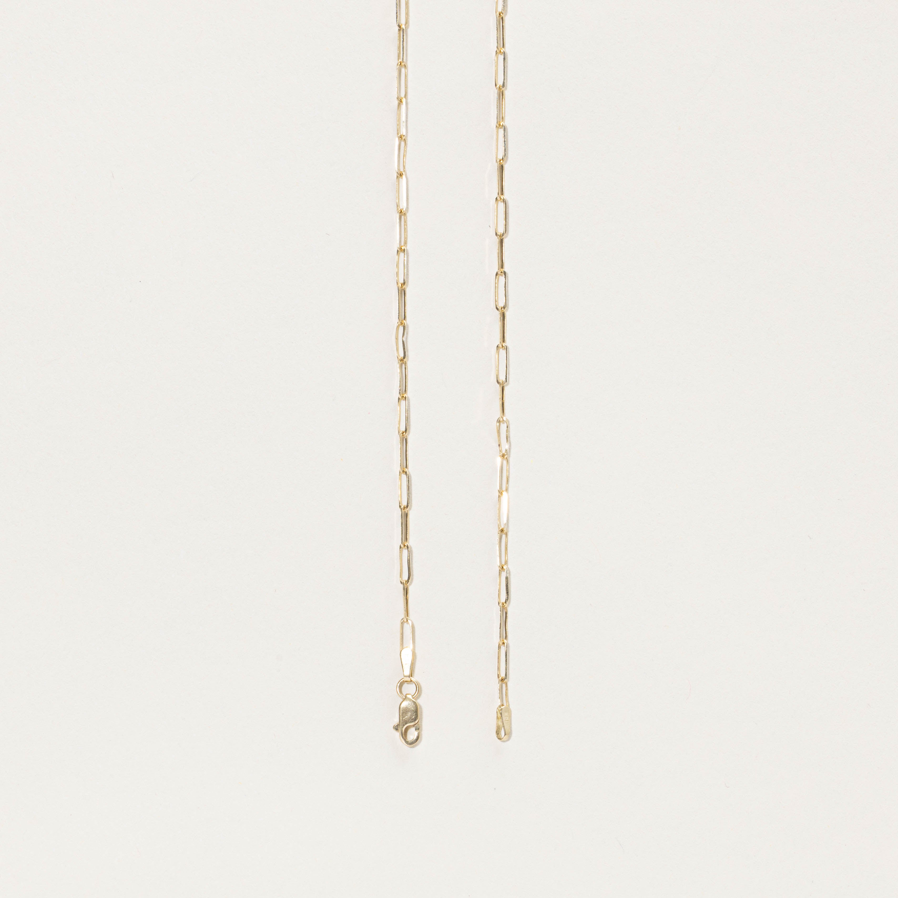 14k Thin Paperclip Chain | 1.90mm | 16"