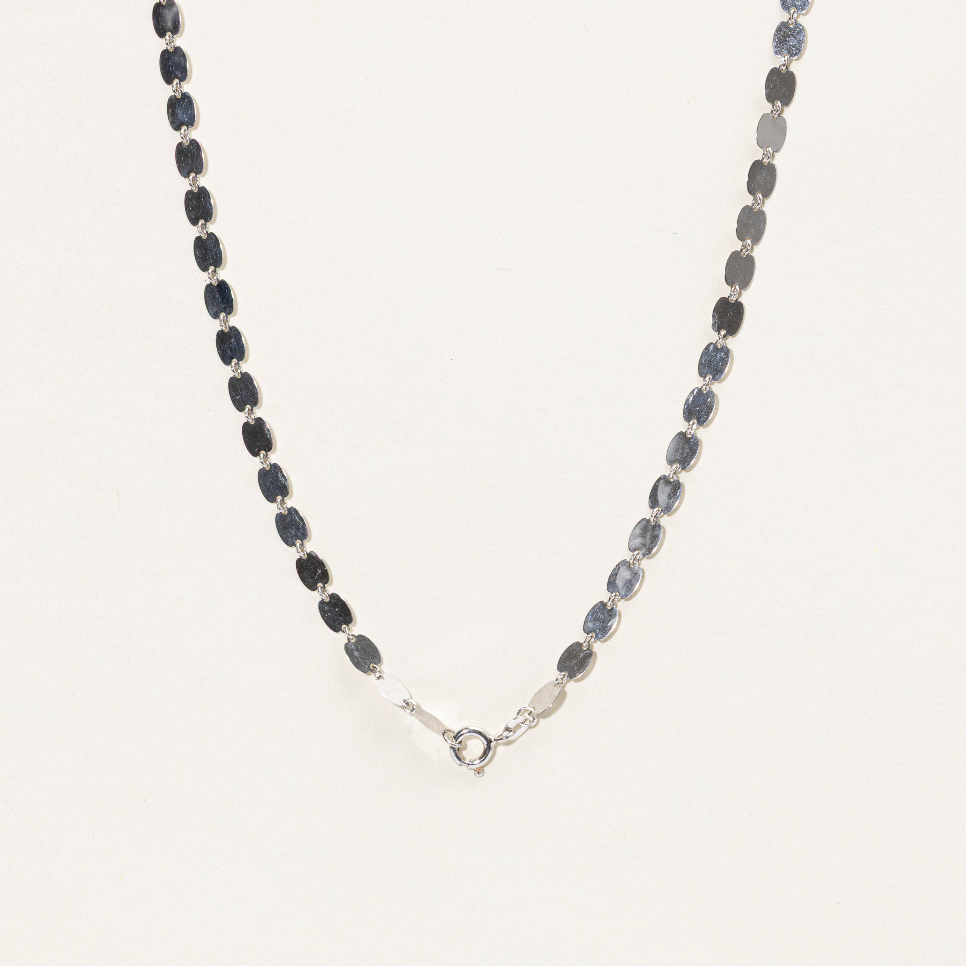 Italian 14k Oval Flat Link Chain | 4.5mm | 18"
