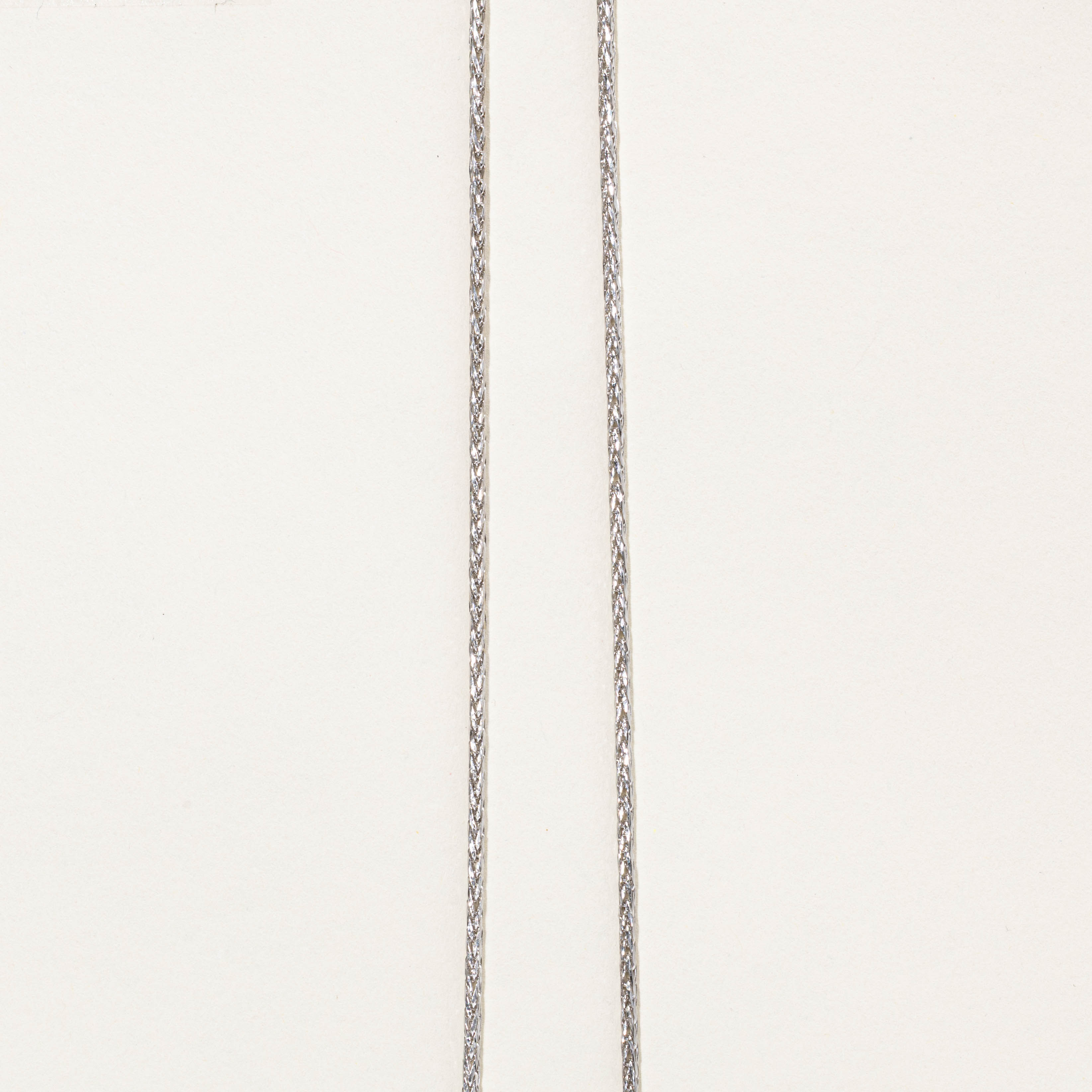 14k White Gold Franco Chain |  2.20mm | 18"
