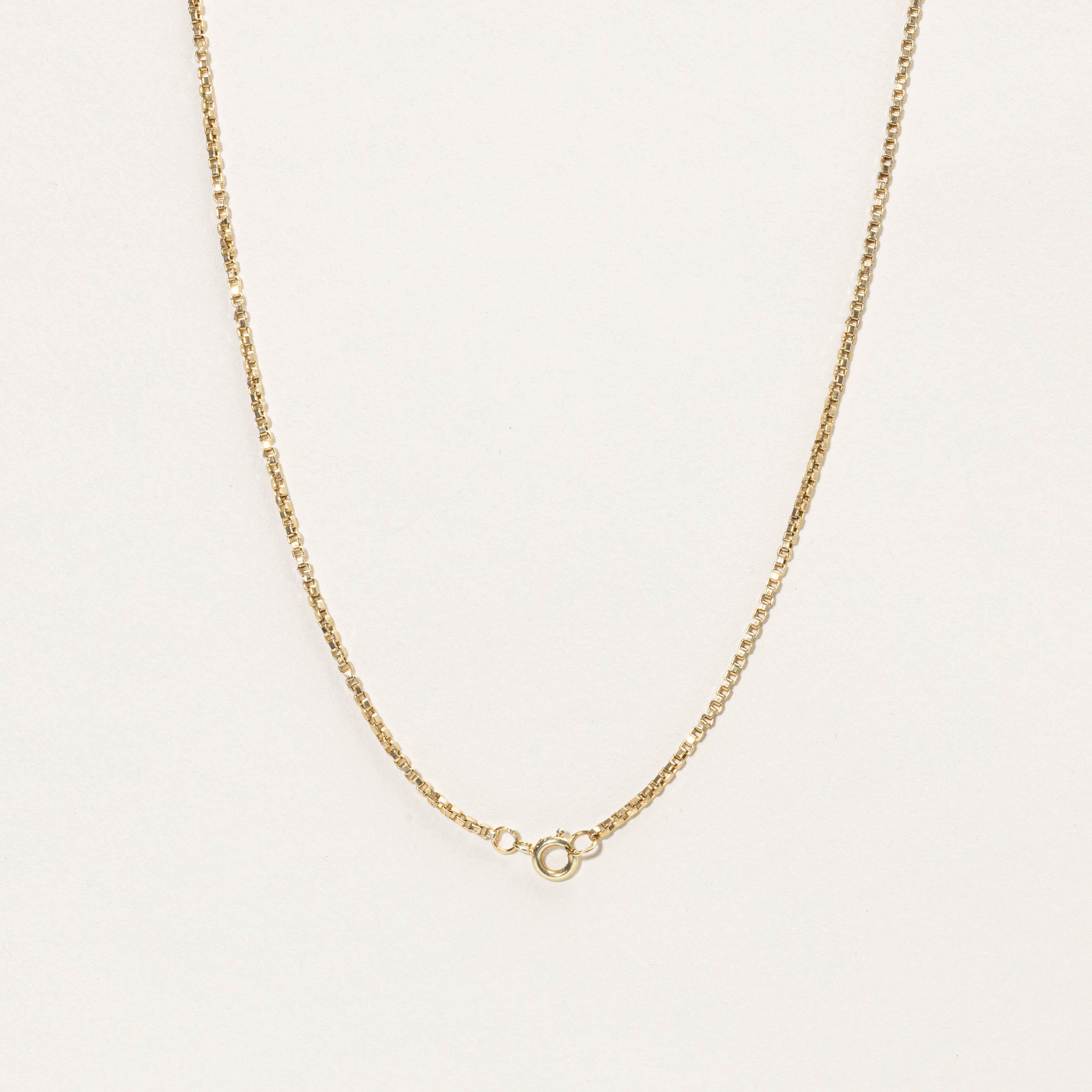 Austrian 14k Box Link Chain |  1.50mm | 20"