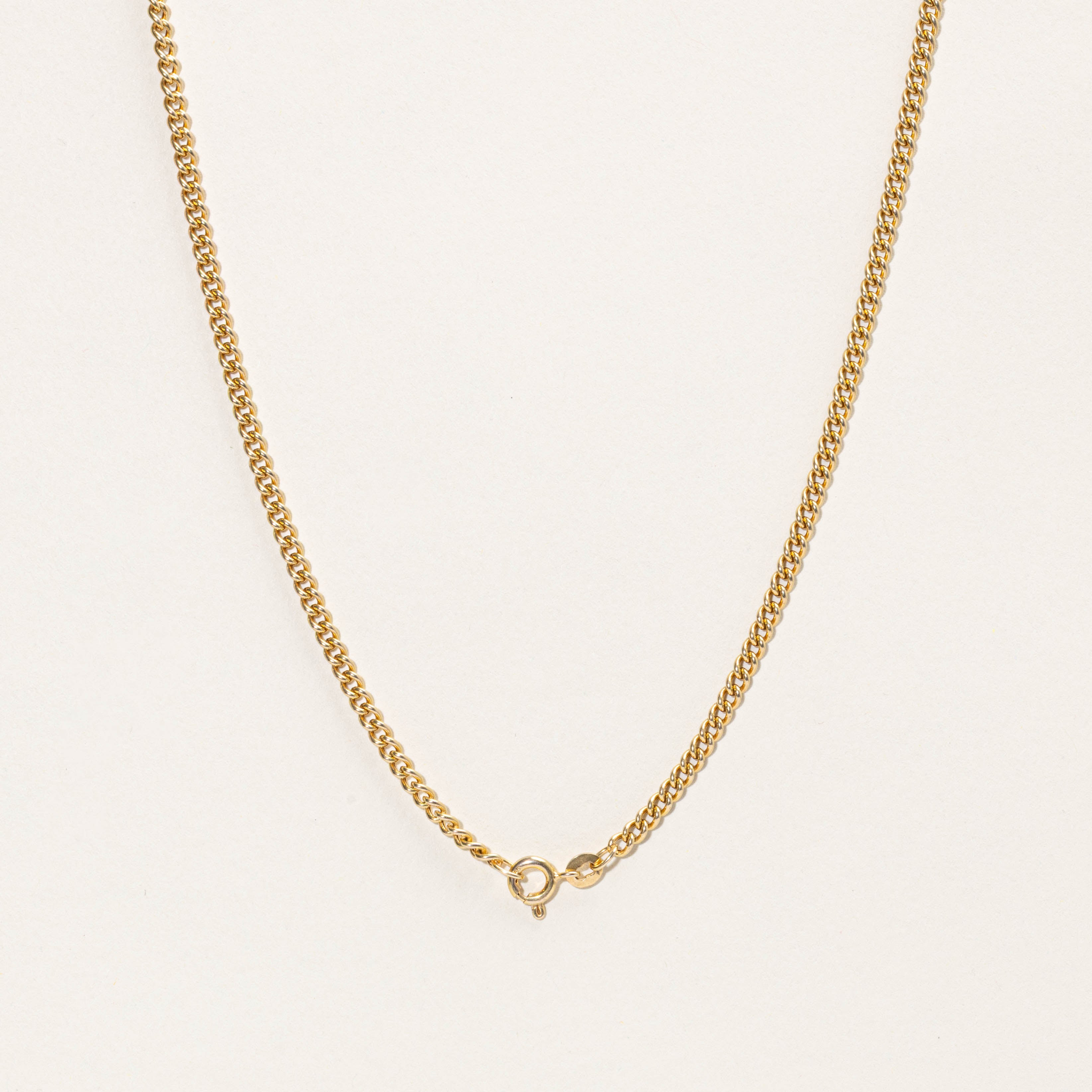 ‘Unoaerre’ Italian 14k Curb Link Chain | 2.80mm | 24"