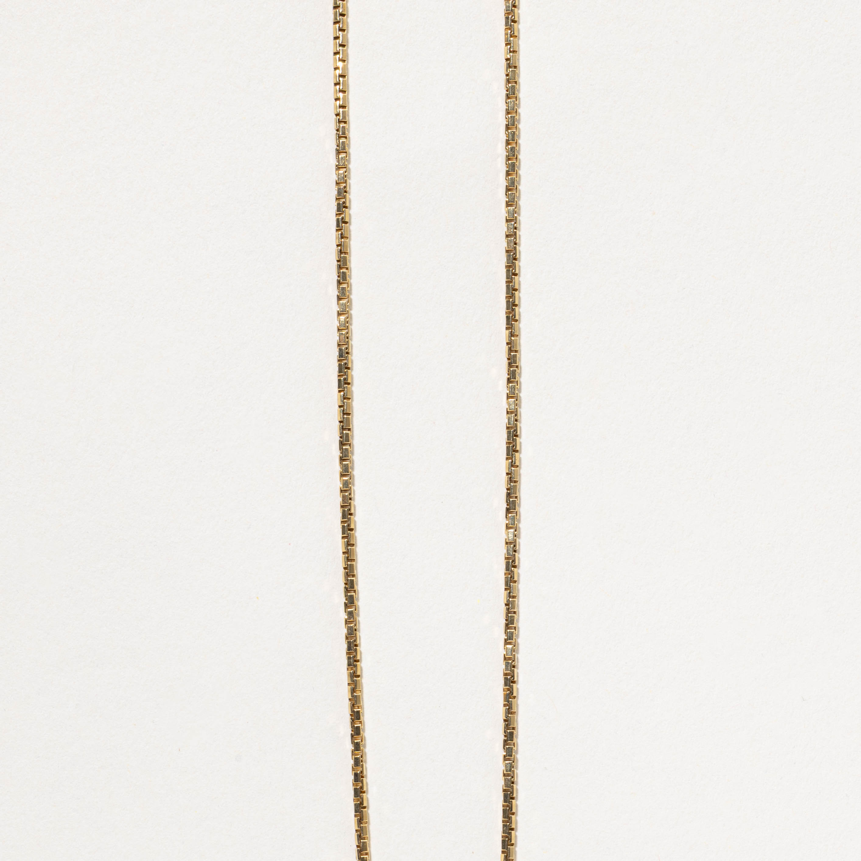 Italian 18k Box Chain |  1.70mm | 23"