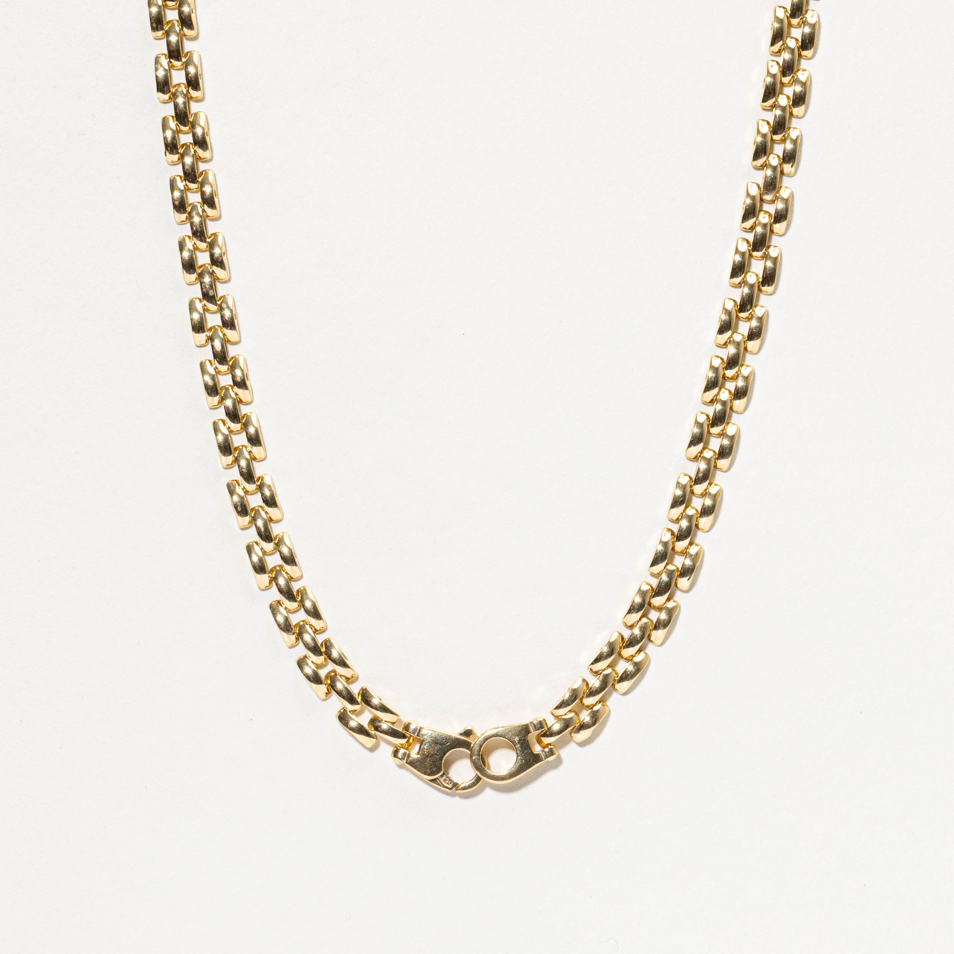 Italian 18k Panther Link Chain | 6.25mm | 17.5"