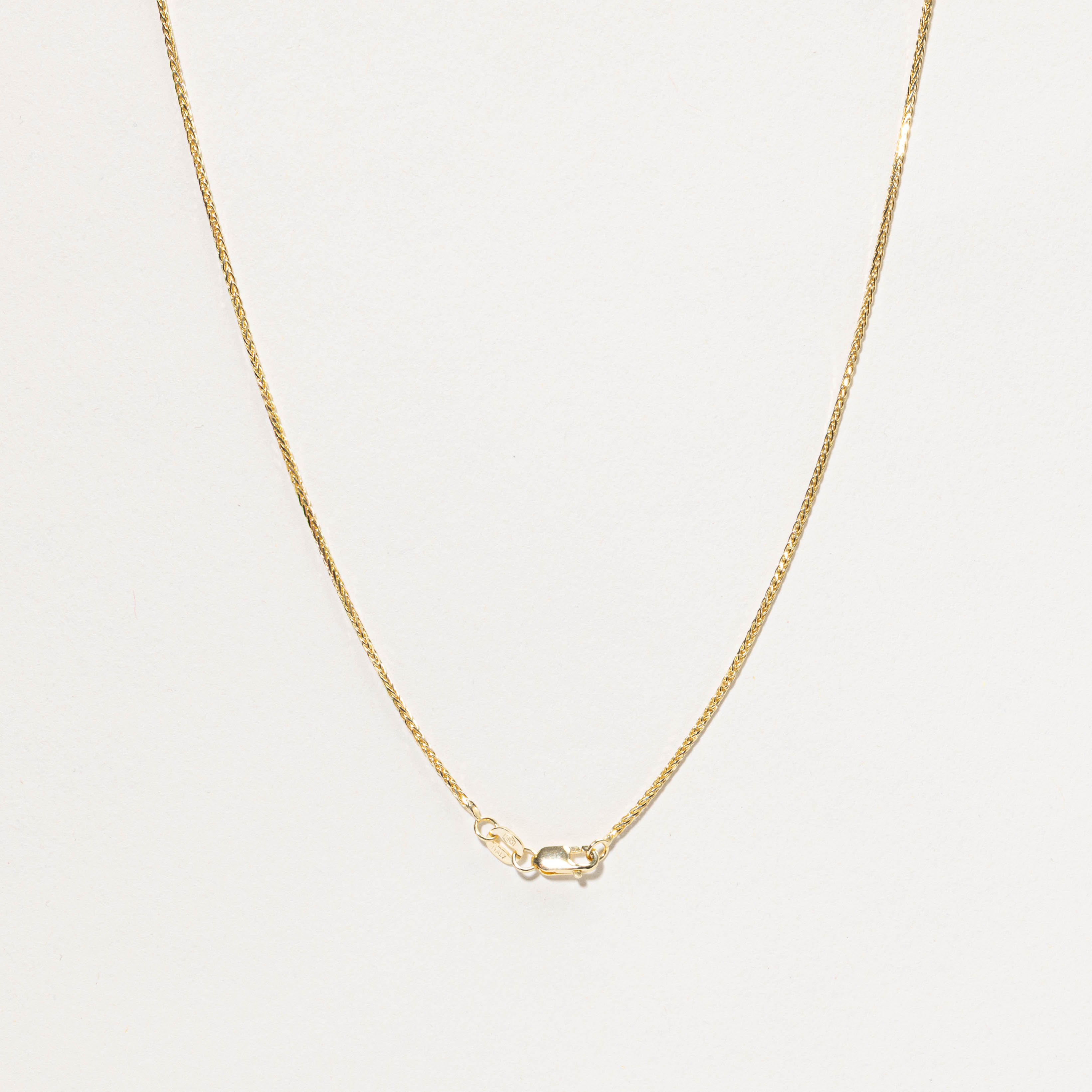 14k Yellow Gold Wheat Chain | 27"