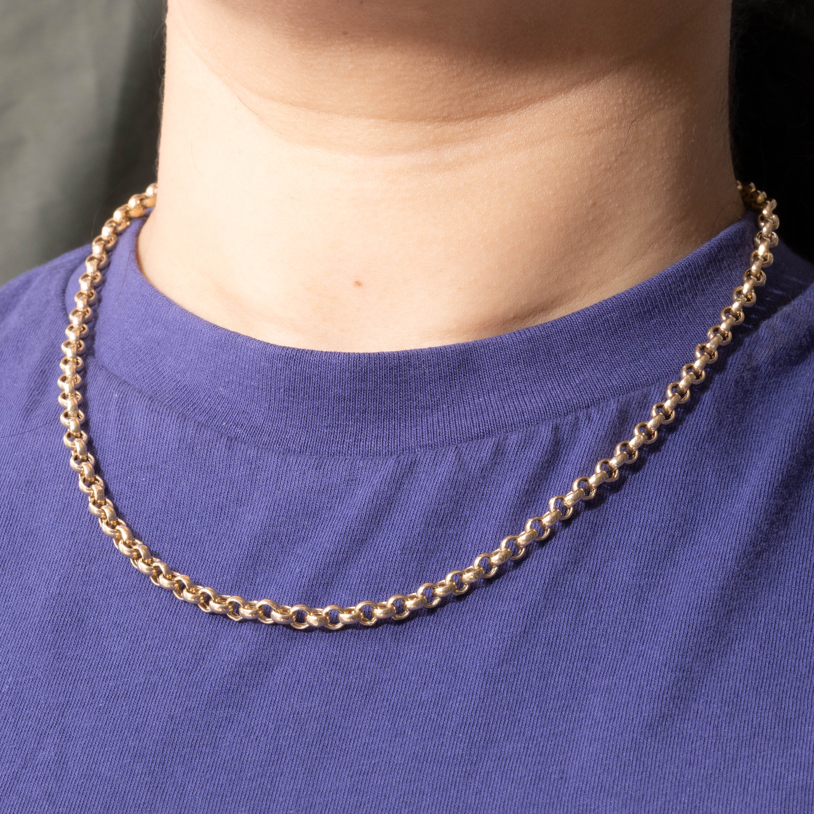 10k Yellow Gold Rolo Chain | 4.75mm | 18"