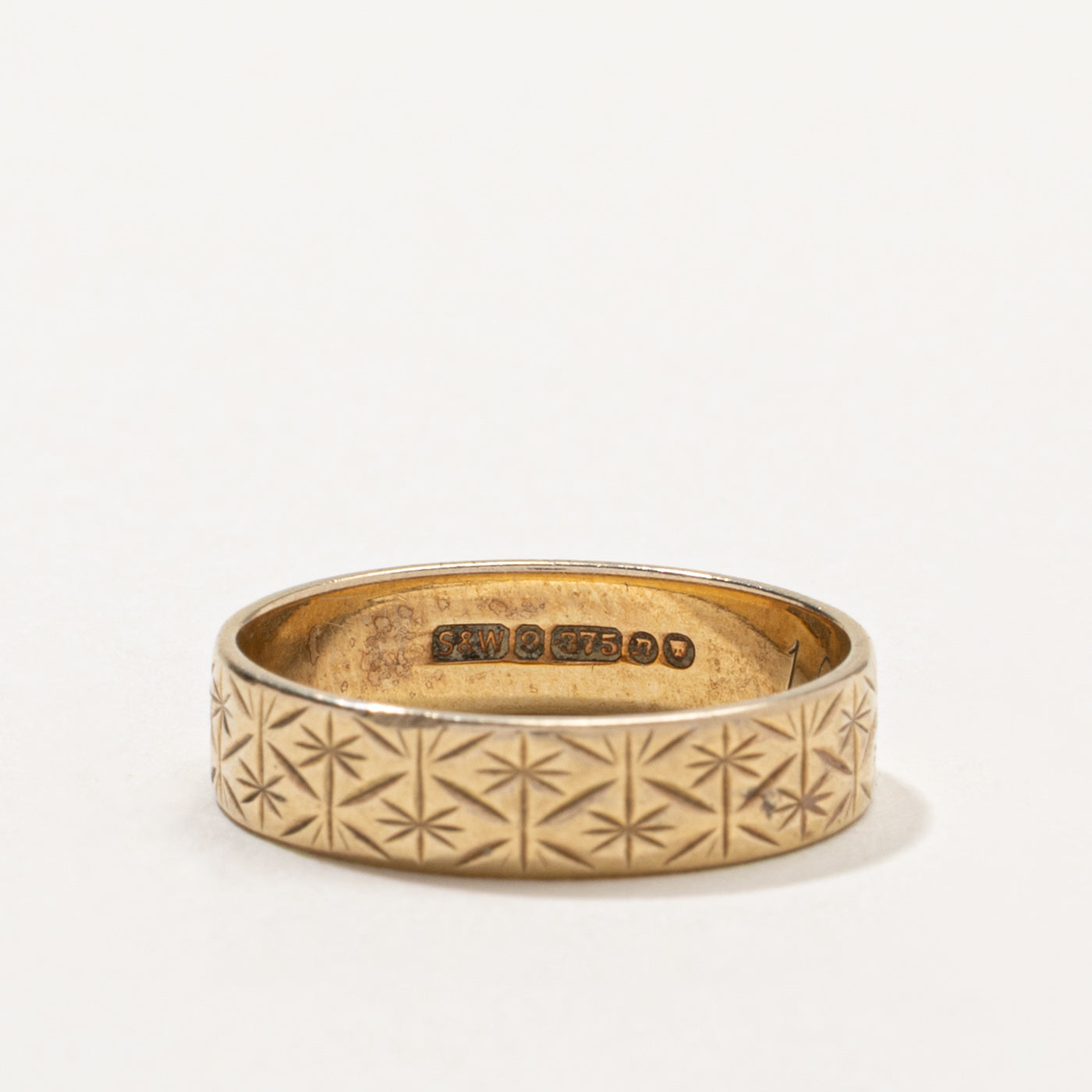 1968 London UK Textured Band | 4.80mm | SZ 8