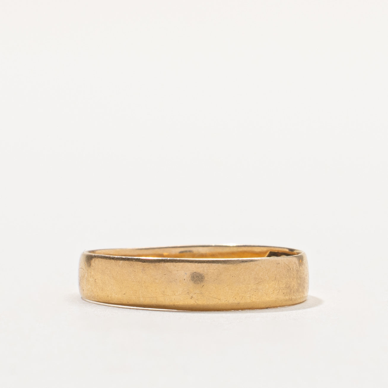 18k Yellow Gold Plain Band | 3.95mm | SZ 5.5