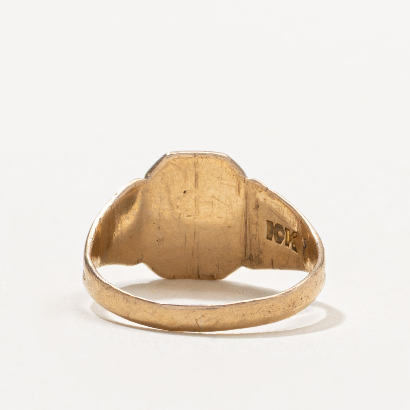 10k Antique “C" Initialized Ring | SZ 4.5