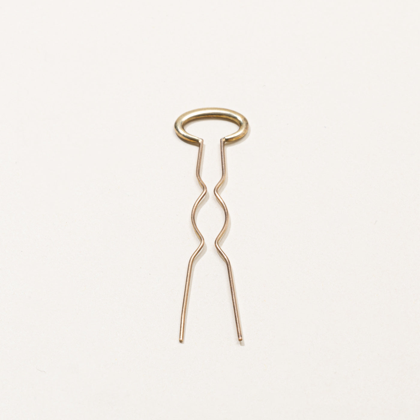 14k Yellow Gold Hair Barrette