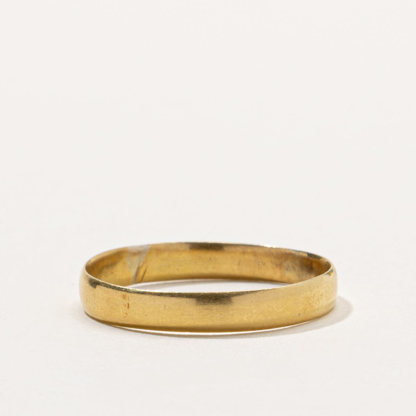 19k Yellow Gold Plain Band | 2.95mm | SZ 7