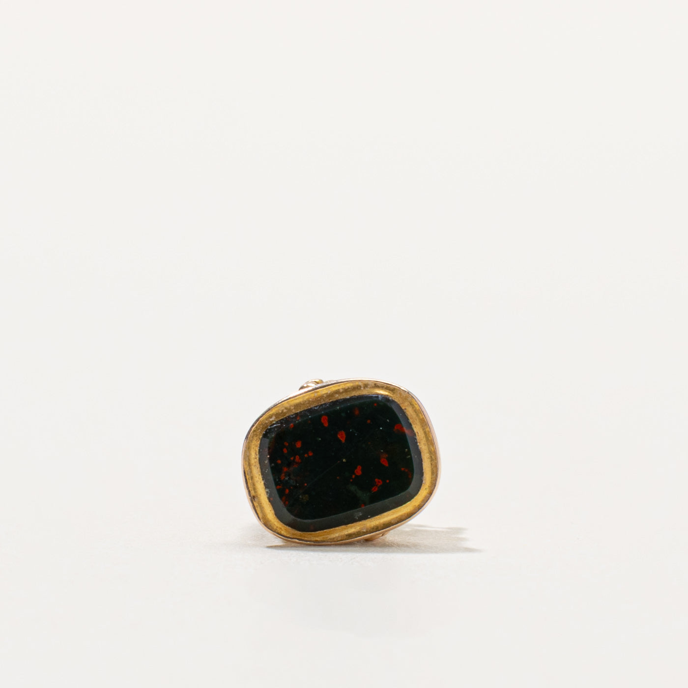Antique Bloodstone Holly Seal Fob Pendant | 0.70ct