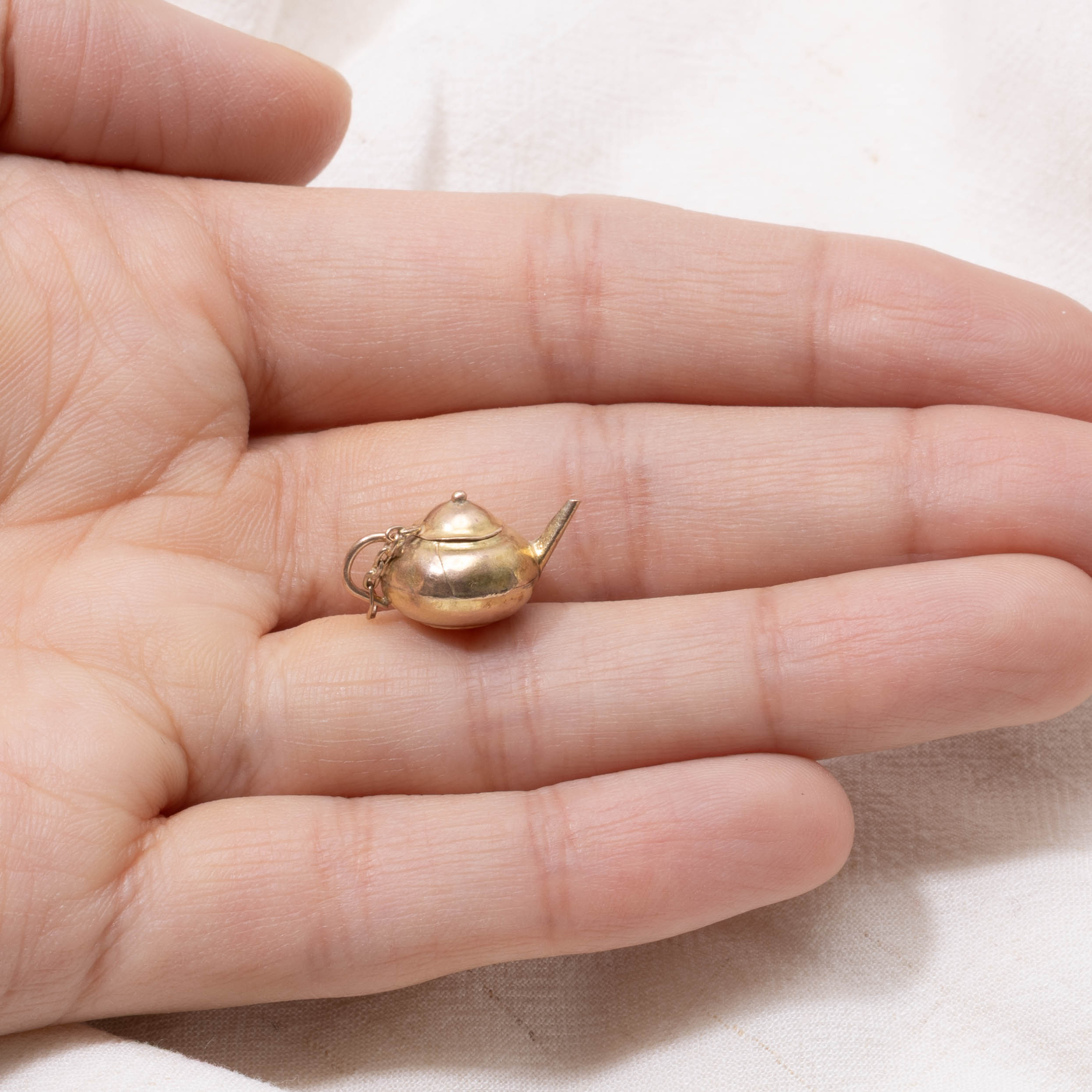 14k Teapot Charm